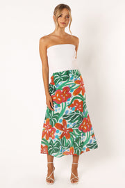 Petal and Pup USA BOTTOMS Lenny Midi Skirt - Kauai