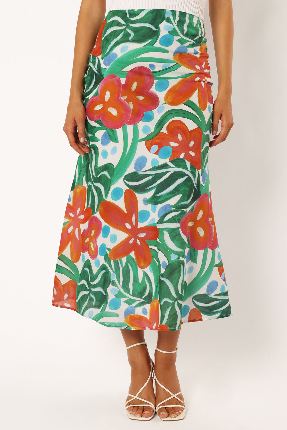 Petal and Pup USA BOTTOMS Lenny Midi Skirt - Kauai