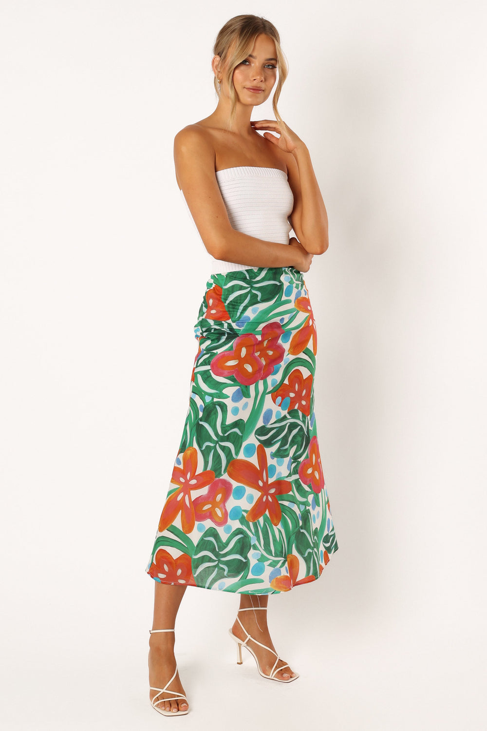 Petal and Pup USA BOTTOMS Lenny Midi Skirt - Kauai