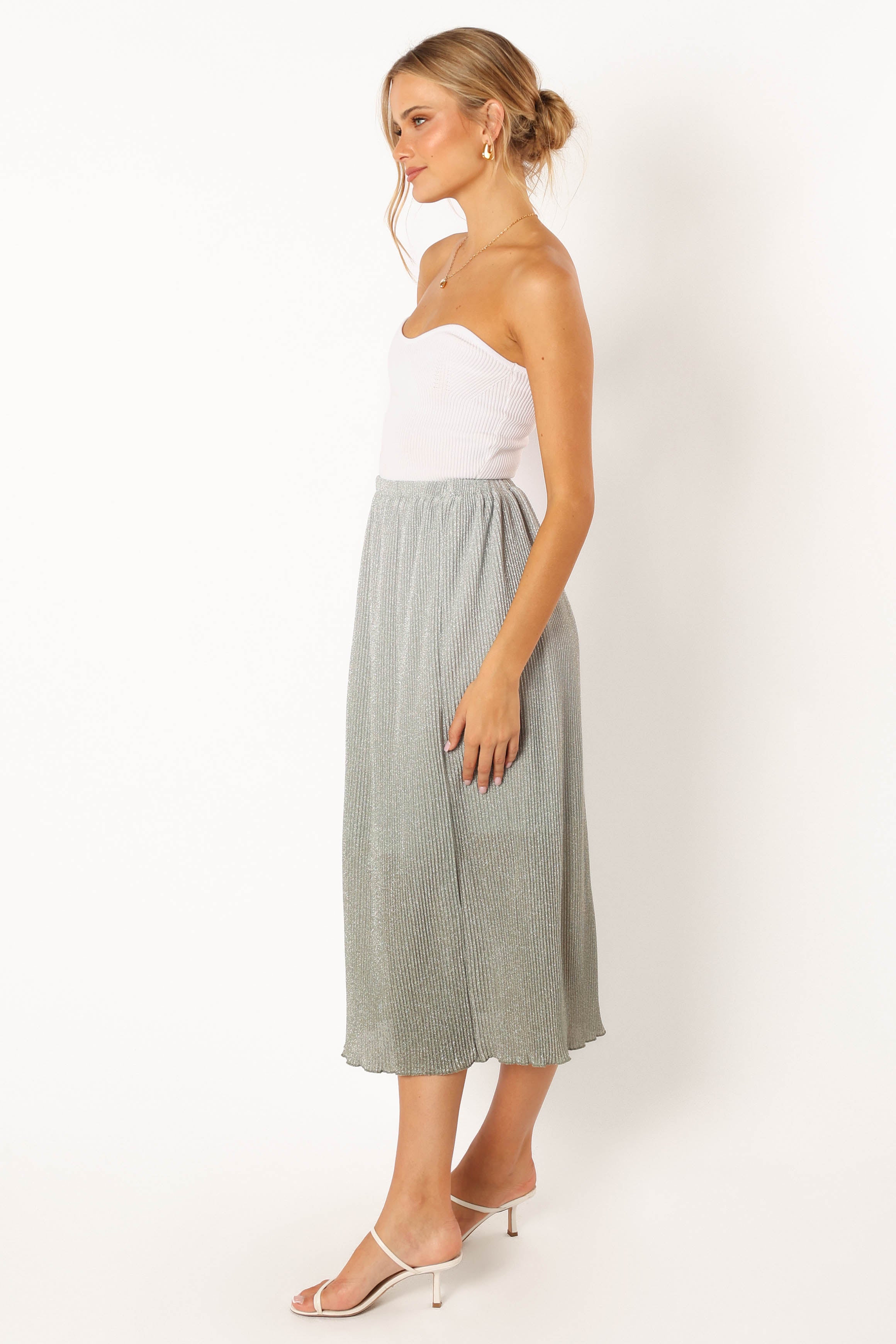 Petal and Pup USA BOTTOMS Margurita Gradient Midi Skirt - Aqua