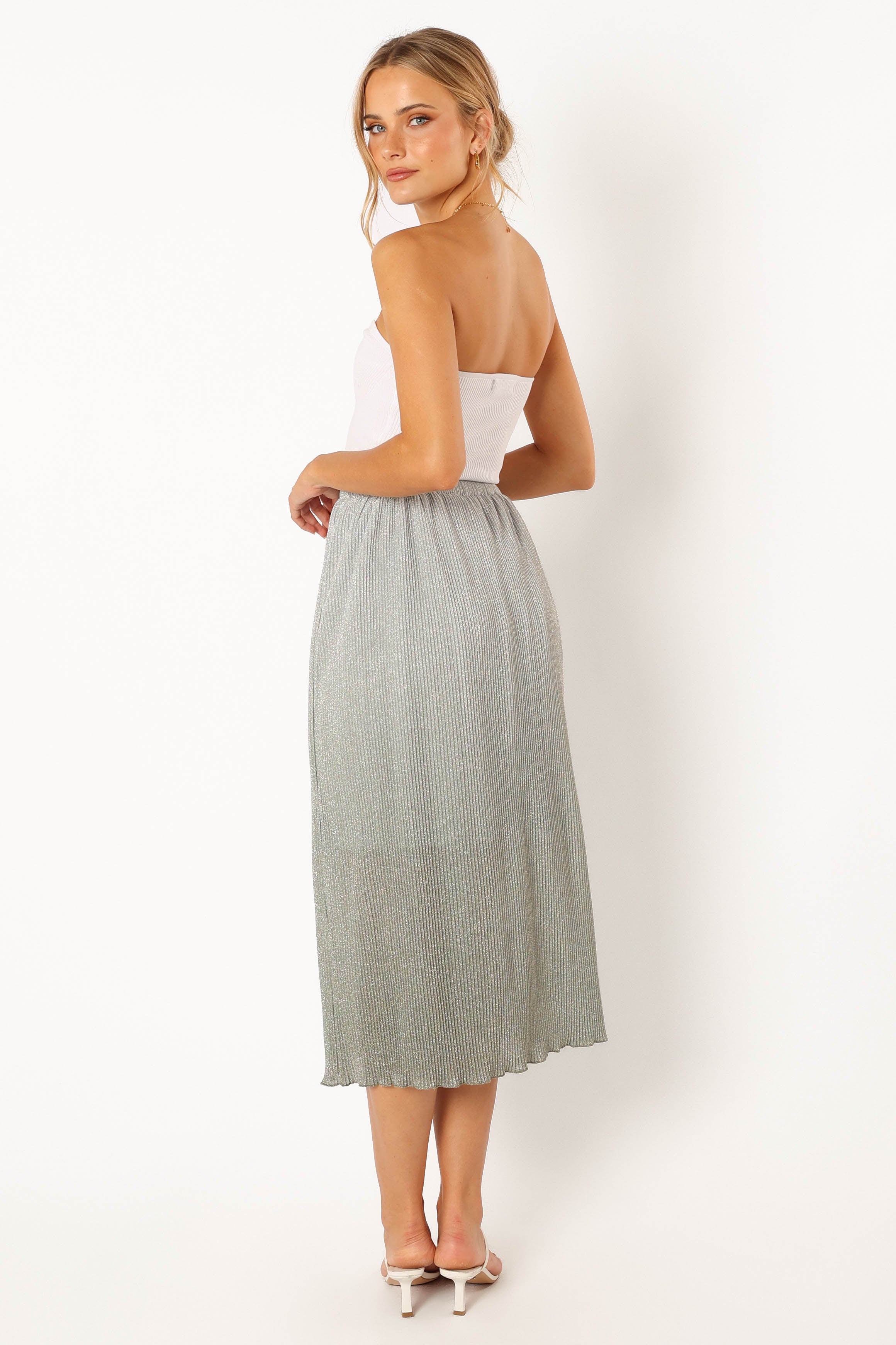 Petal and Pup USA BOTTOMS Margurita Gradient Midi Skirt - Aqua