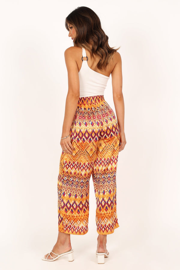 Petal and Pup USA BOTTOMS Marigold Wide Leg Pants - Tan