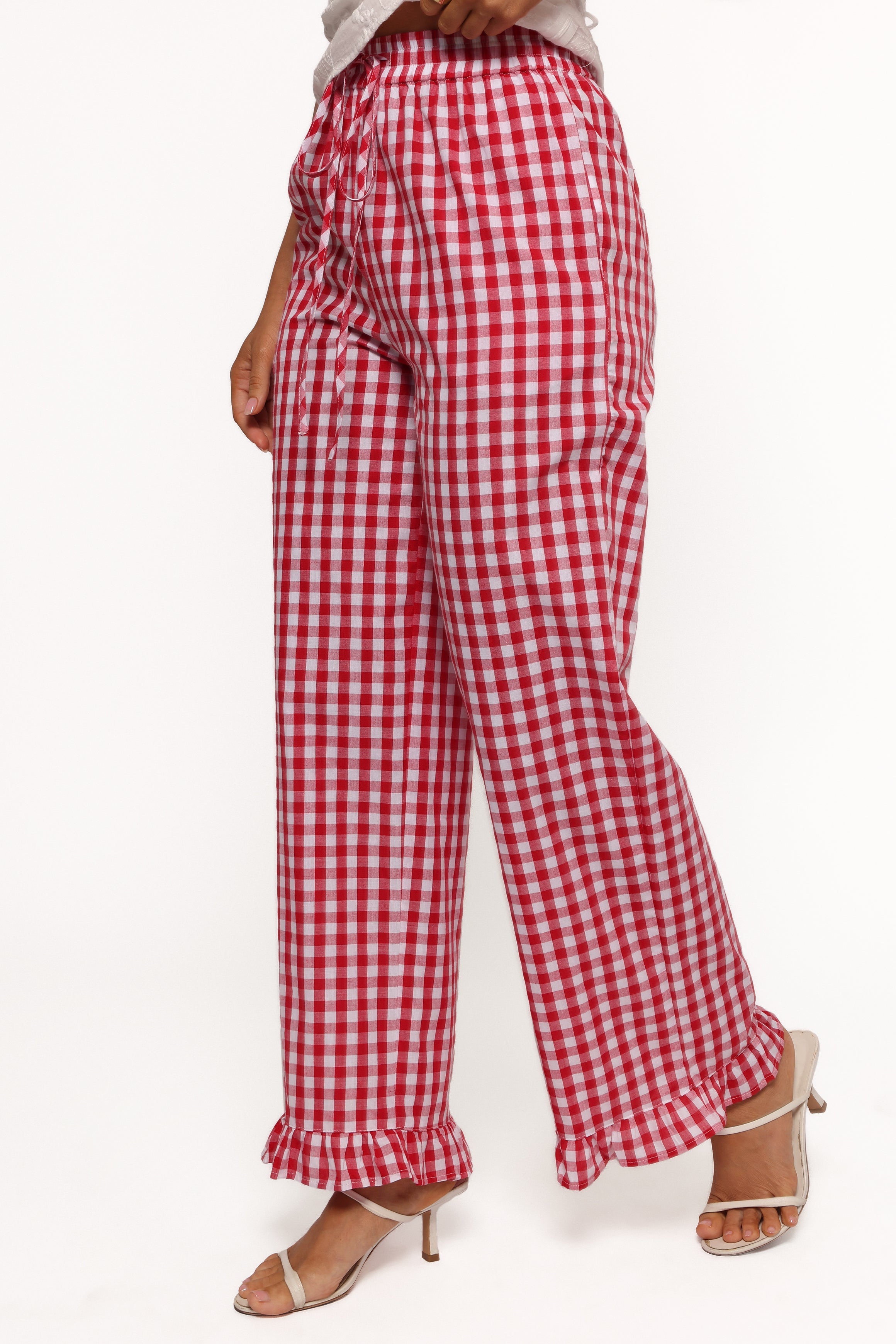 Marina Pant - Red Gingham | Petal & Pup USA