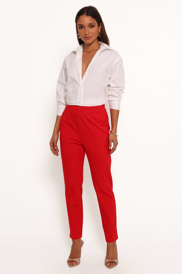 Petal and Pup USA BOTTOMS Martina Pant - Red