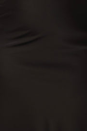 Petal and Pup USA BOTTOMS Nellie Satin Midi Skirt - Black