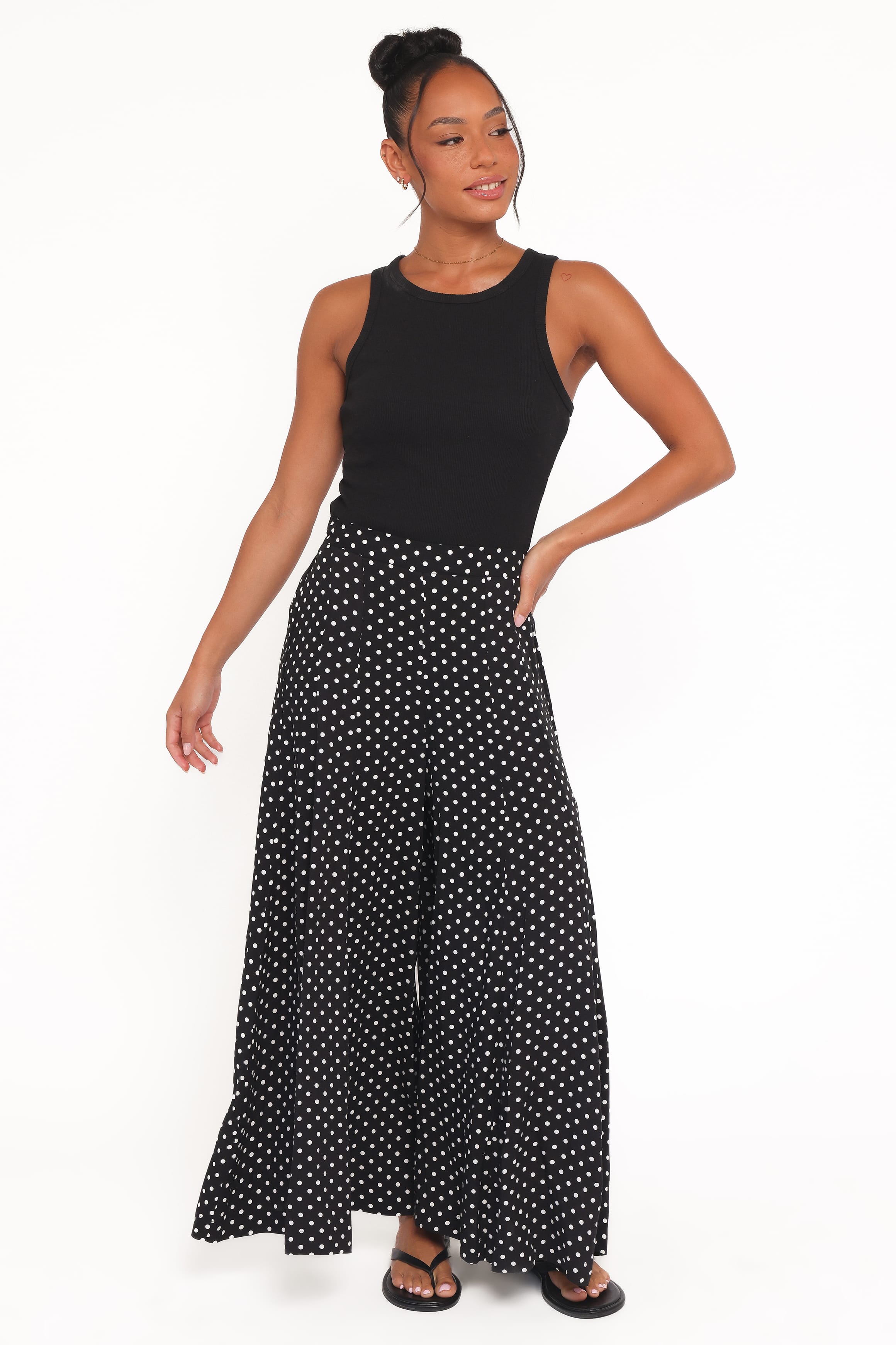 Neveah Pant - Black Polka Dot | Petal & Pup USA