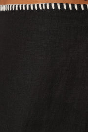 Petal and Pup USA BOTTOMS Odette Midi Skirt - Black