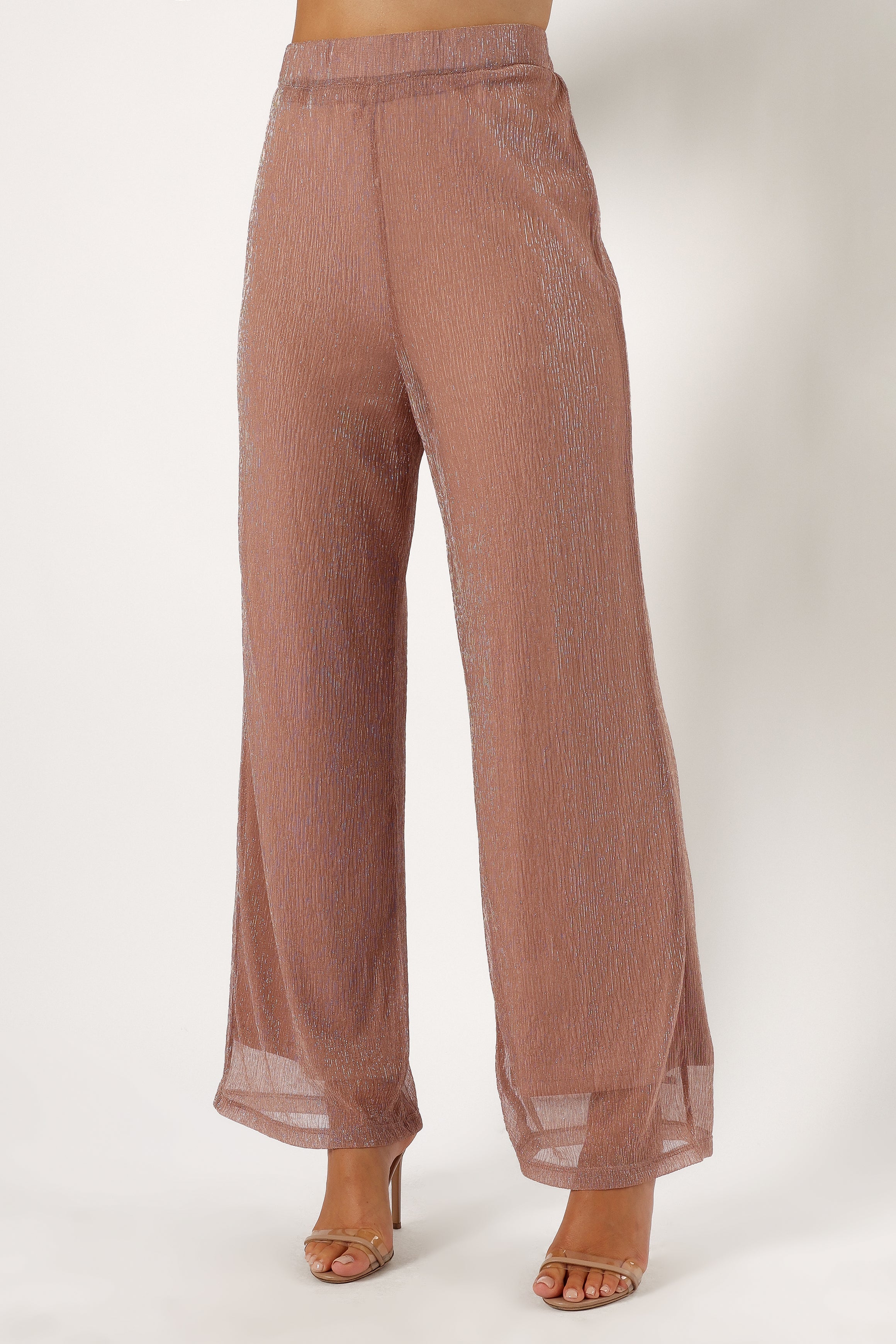 Petal and Pup USA BOTTOMS Ramona Wide Leg Pants - Rose