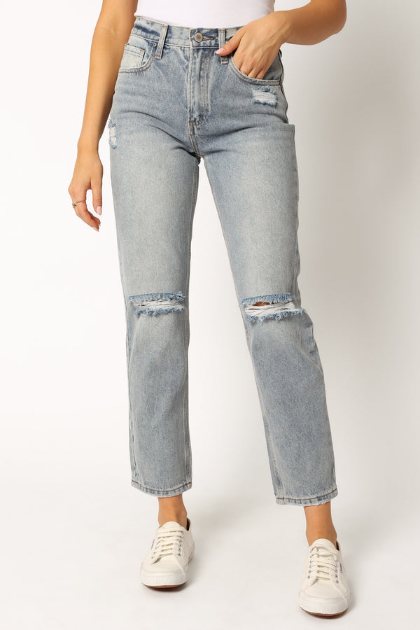 Petal and Pup USA BOTTOMS Rossi Straight Leg Jean - Denim