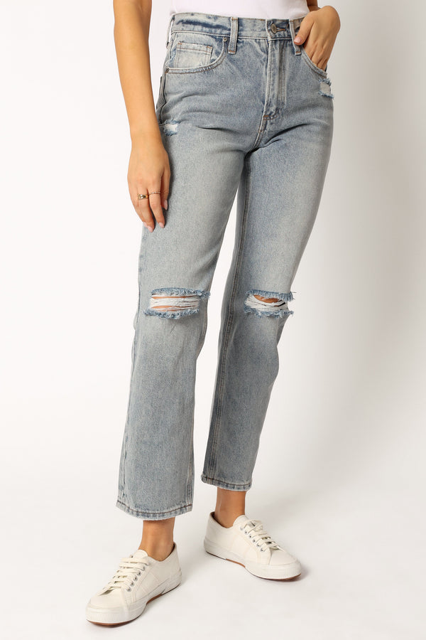 Petal and Pup USA BOTTOMS Rossi Straight Leg Jean - Denim