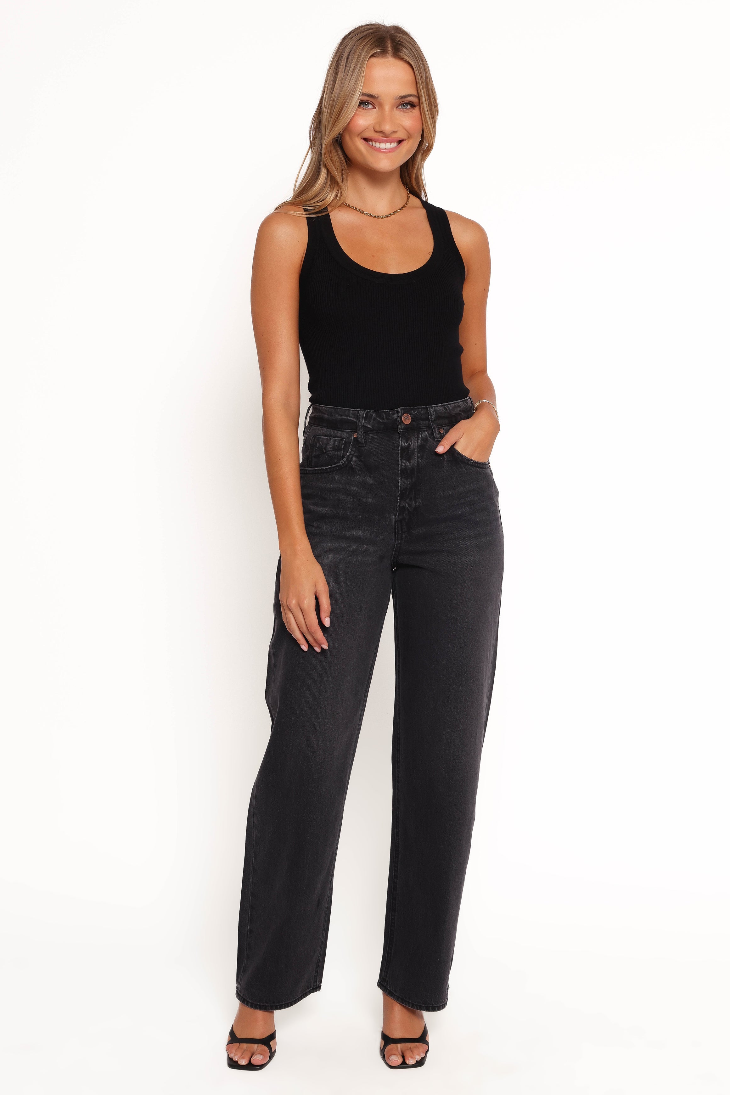 Petal and Pup USA BOTTOMS Rumi High Rise Wide Leg Jean - Ramble