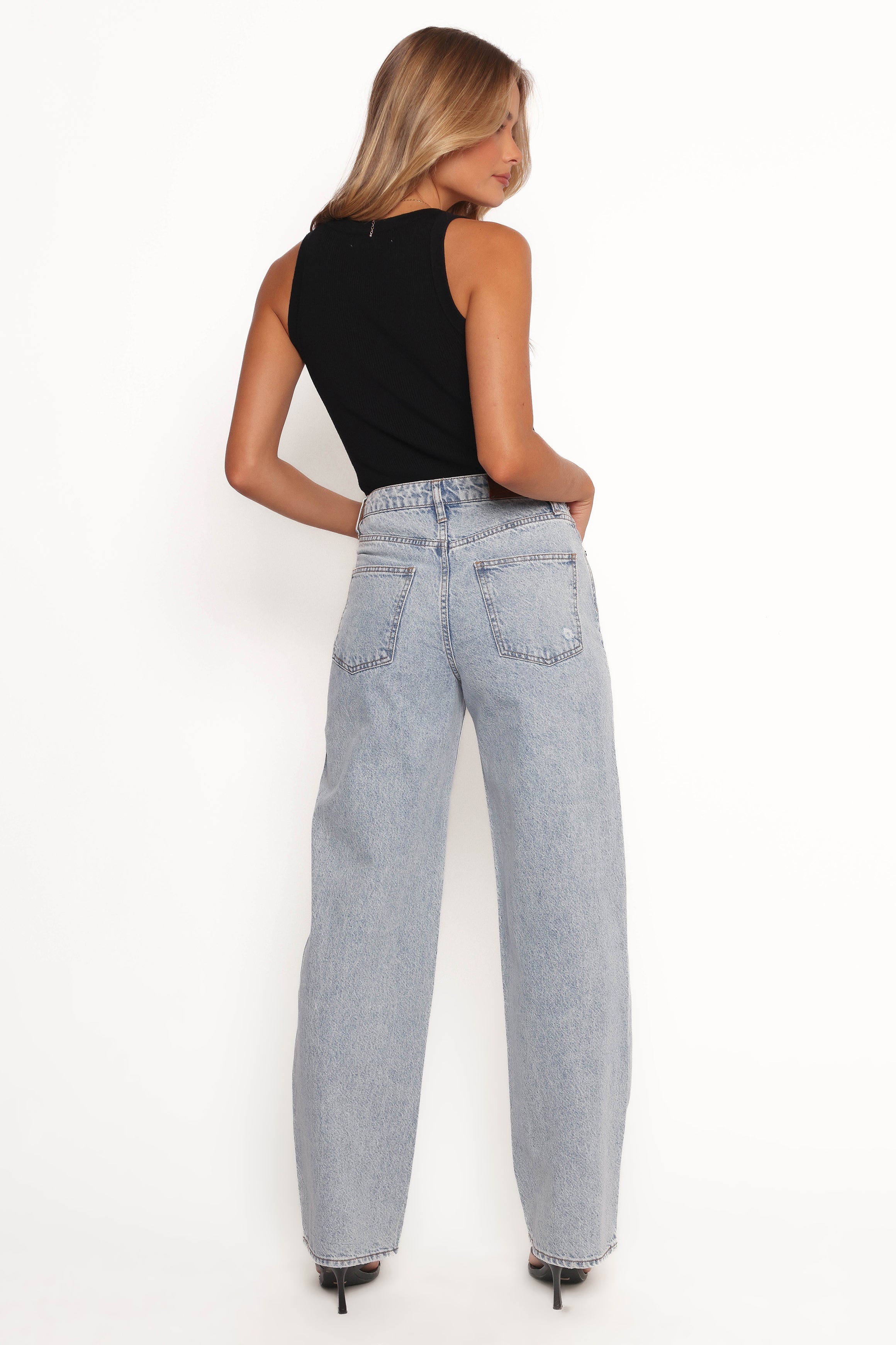 Petal and Pup USA BOTTOMS Rumi High Rise Wide Leg Jeans - Lucid