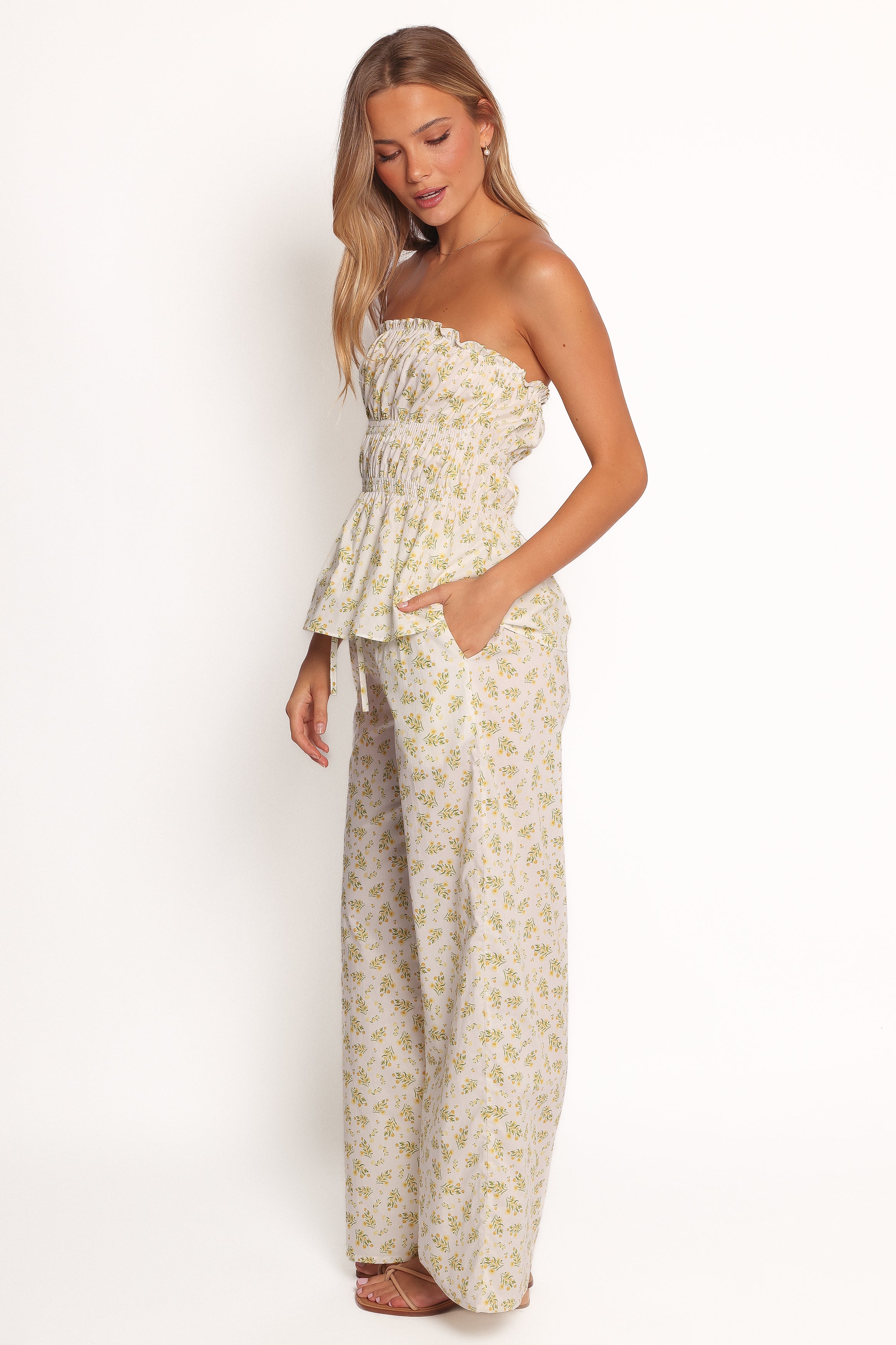 Petal and Pup USA BOTTOMS Ruthie Pants - Ditsy Floral