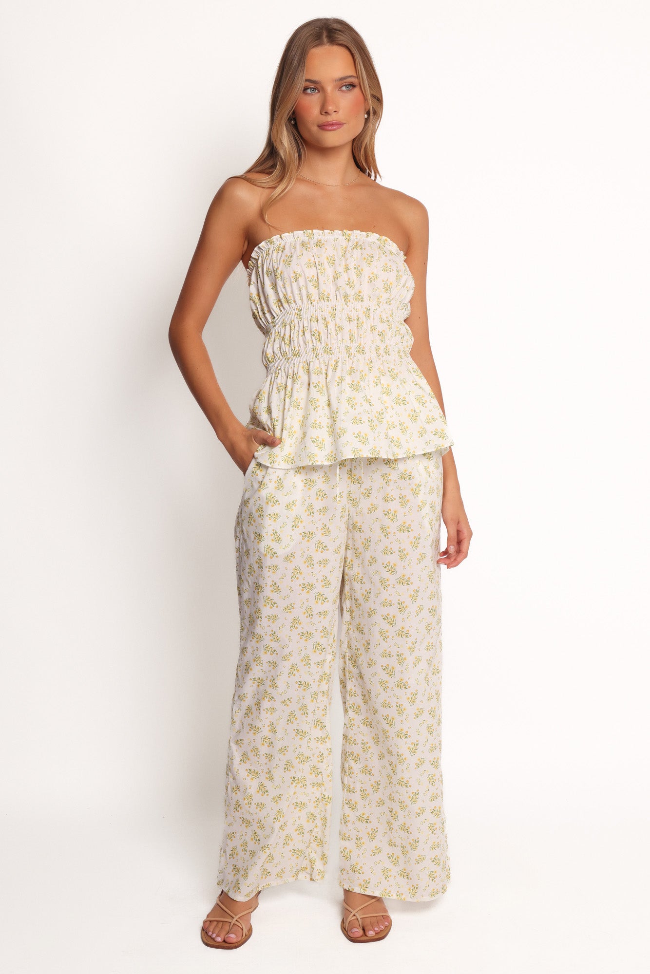 Petal and Pup USA BOTTOMS Ruthie Pants - Ditsy Floral