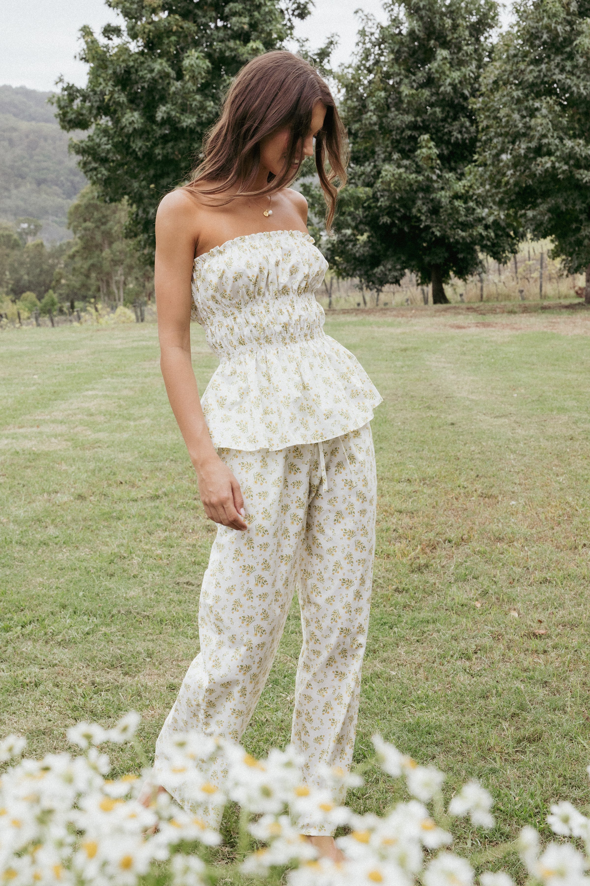 Petal and Pup USA BOTTOMS Ruthie Pants - Ditsy Floral