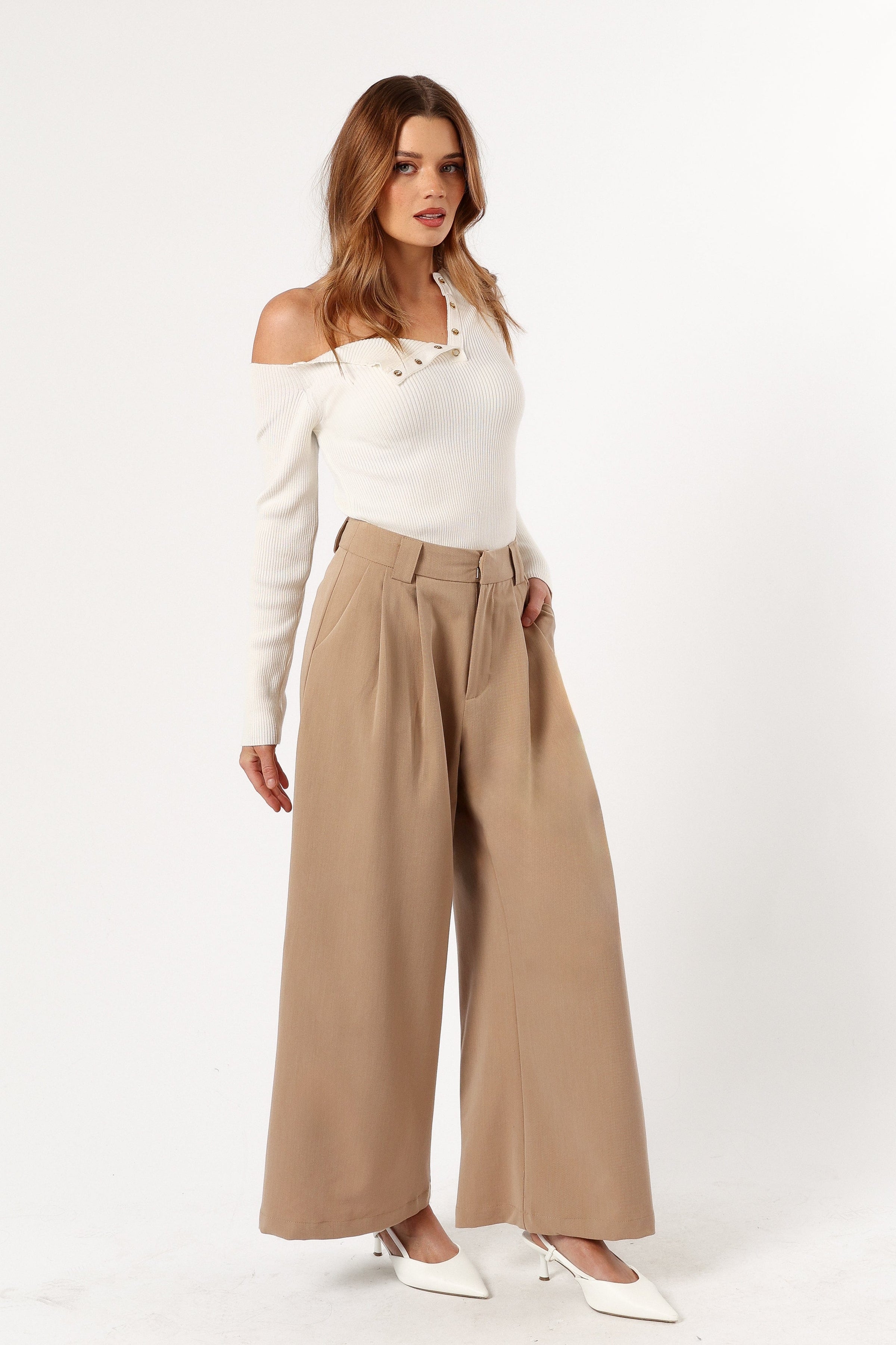 Petal and Pup USA BOTTOMS Sadella Pant - Sand (Hold for Rack)