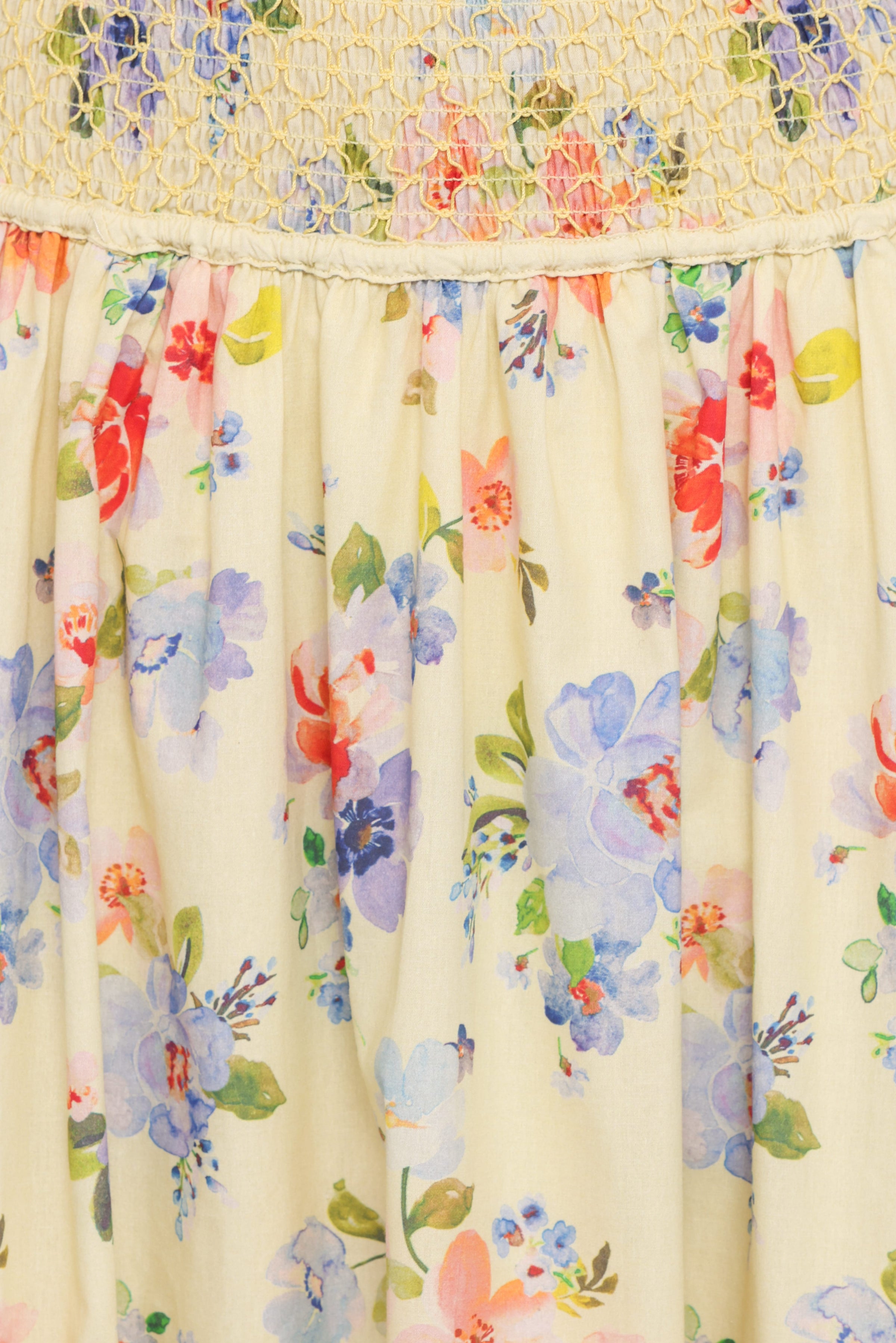 Petal and Pup USA BOTTOMS Saskia Maxi Skirt - Lemon Floral