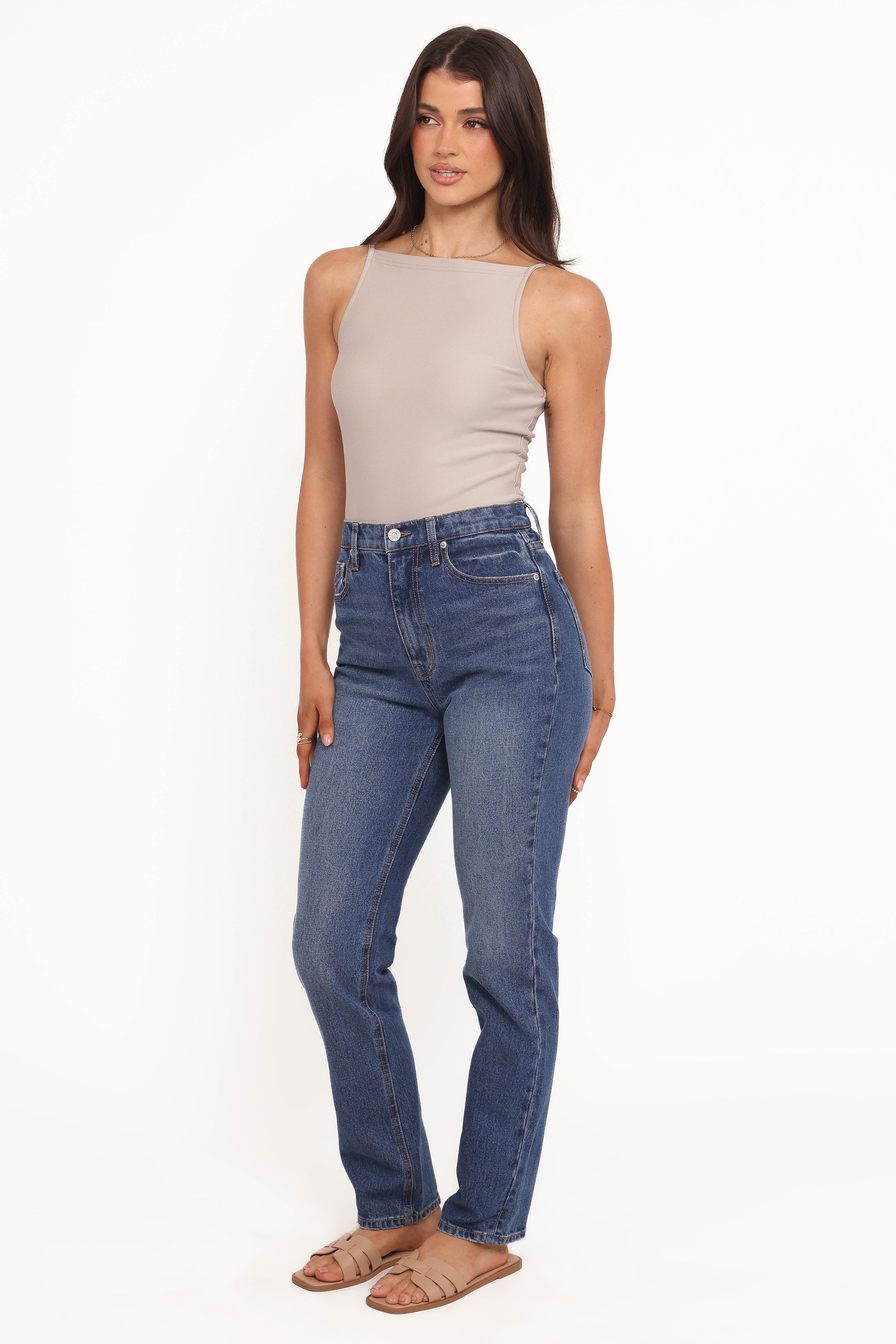 Petal and Pup USA BOTTOMS Sloane Slim Leg Jean - Temescal