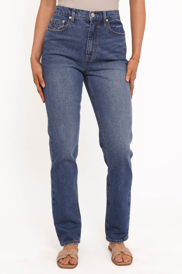 Petal and Pup USA BOTTOMS Sloane Slim Leg Jean - Temescal