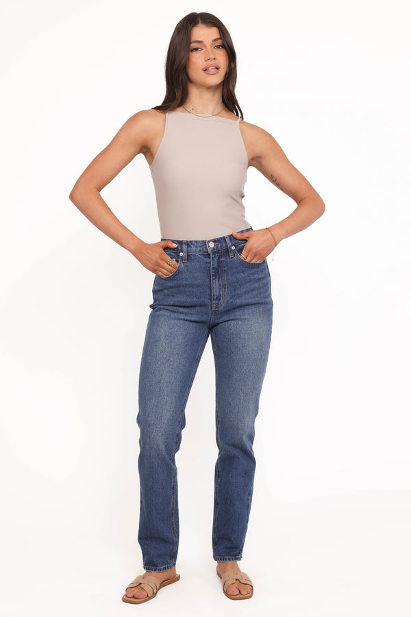 Petal and Pup USA BOTTOMS Sloane Slim Leg Jean - Temescal