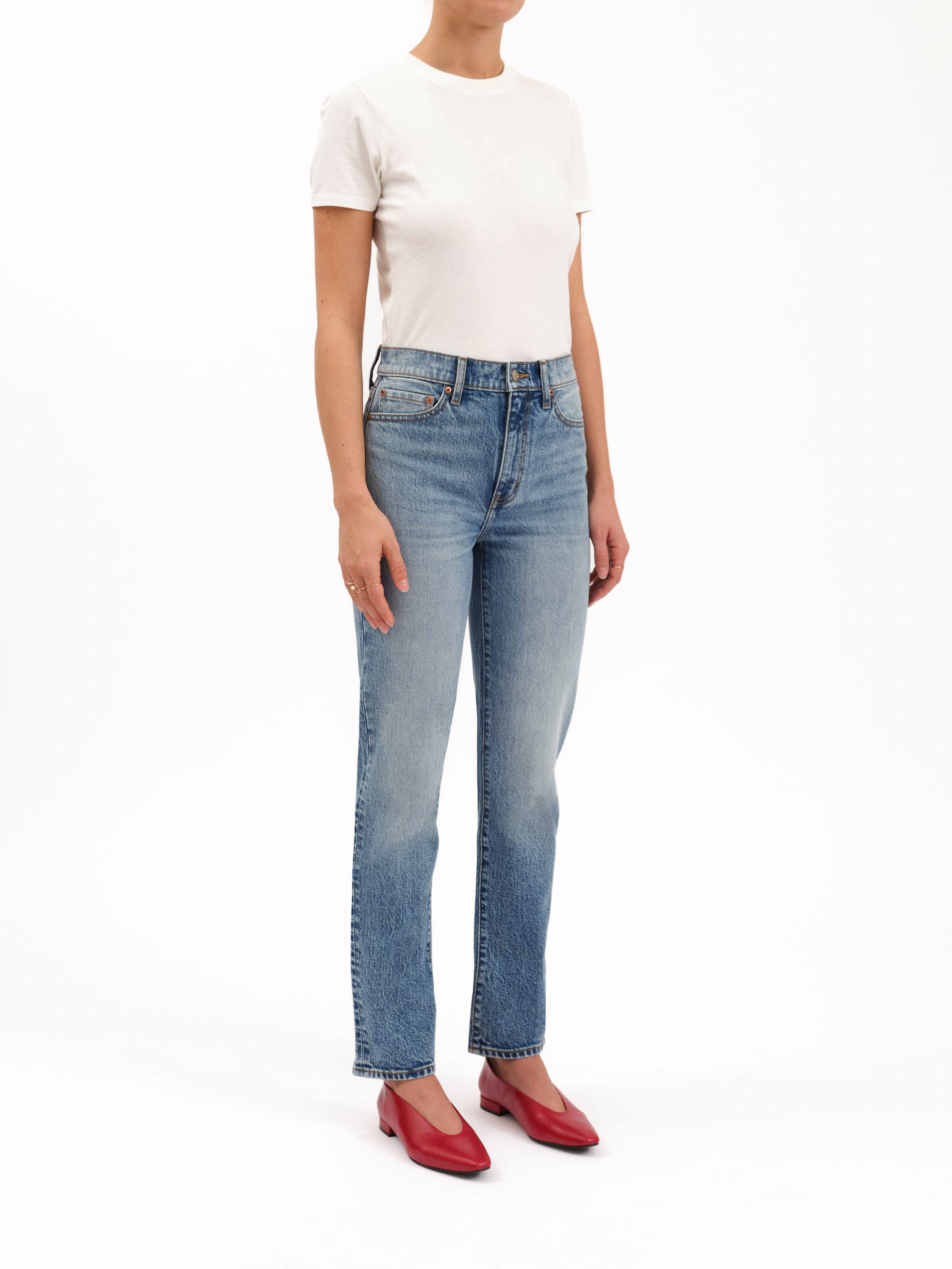 Petal and Pup USA BOTTOMS Smarty Pants Slim Jean - Face To Face
