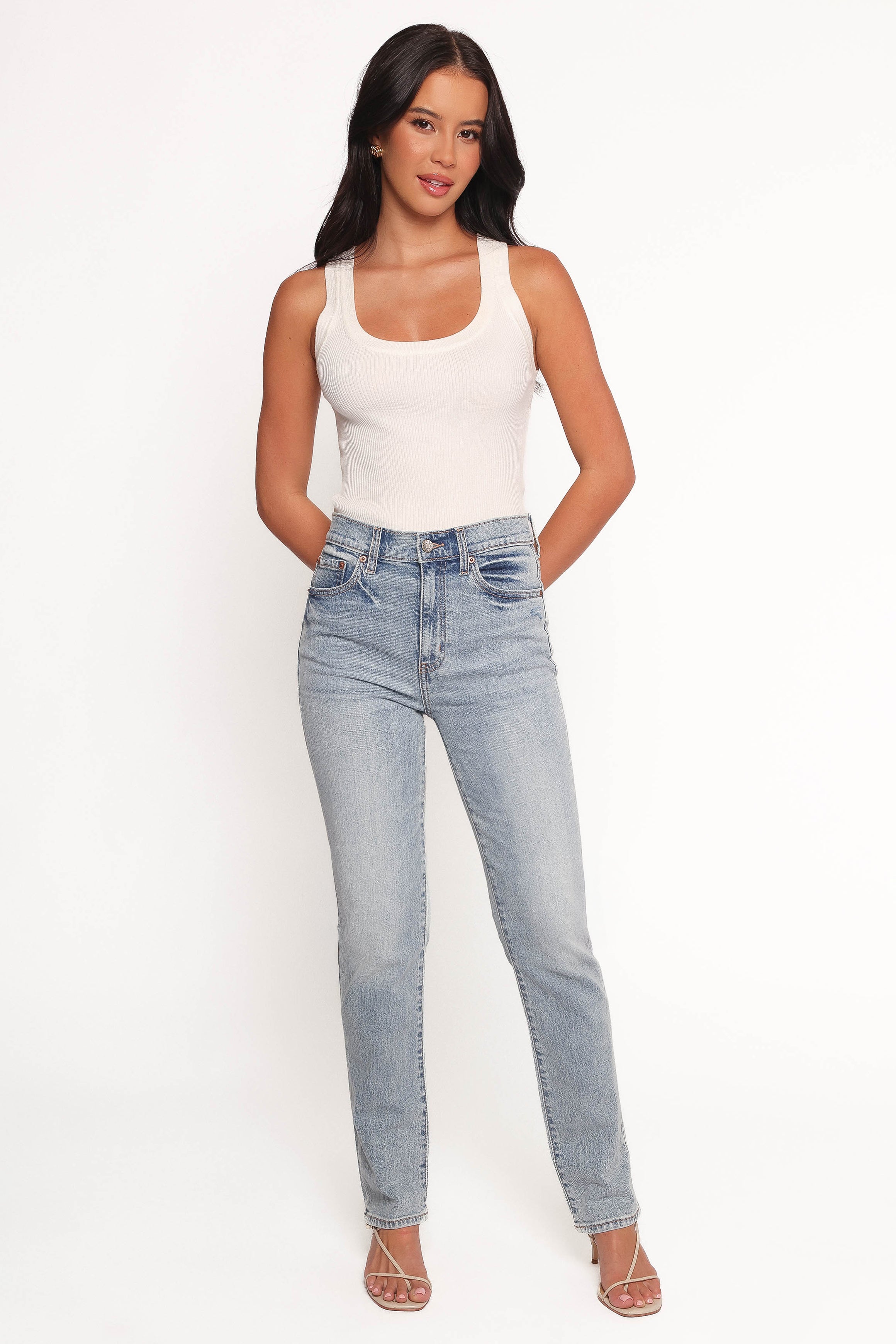 Petal and Pup USA BOTTOMS Smarty Pants Slim Jean - Wink