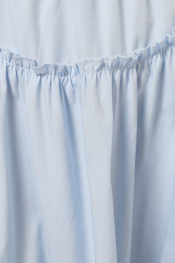 Petal and Pup USA BOTTOMS Somerset Midi Skirt - Sky