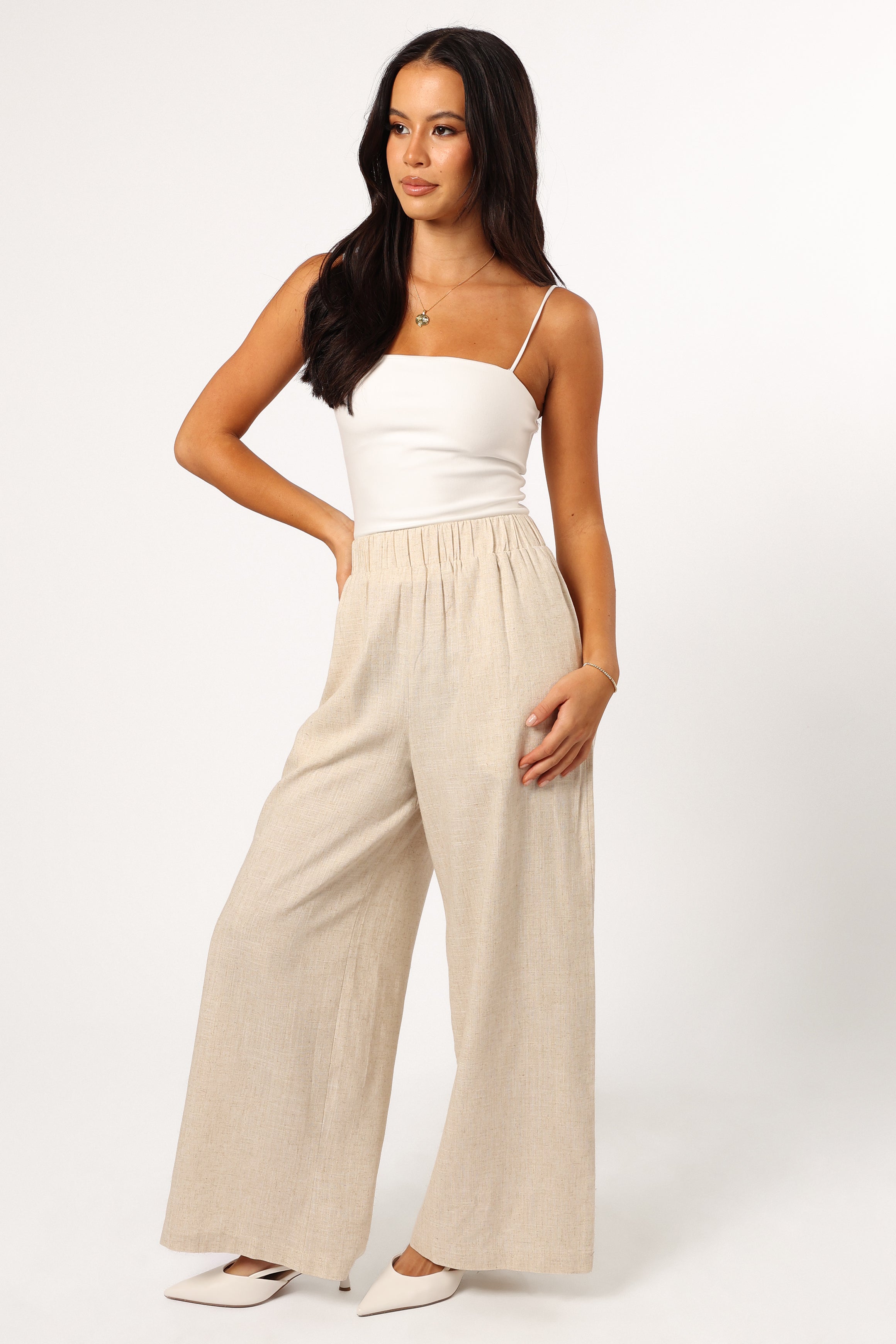 Petal and Pup USA BOTTOMS Soraya Pant - Oatmeal