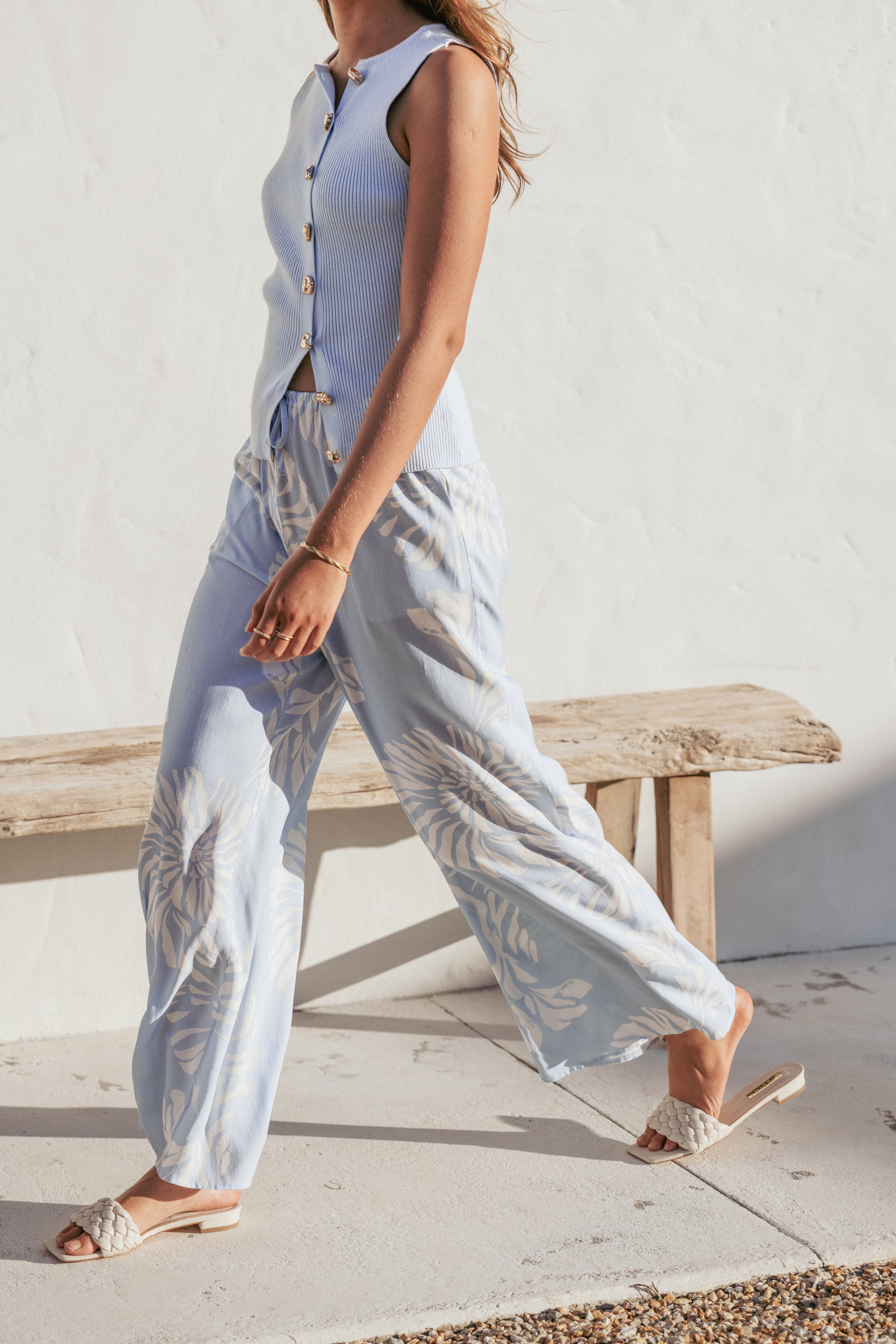 Petal and Pup USA BOTTOMS Sui Pants - Shell Print