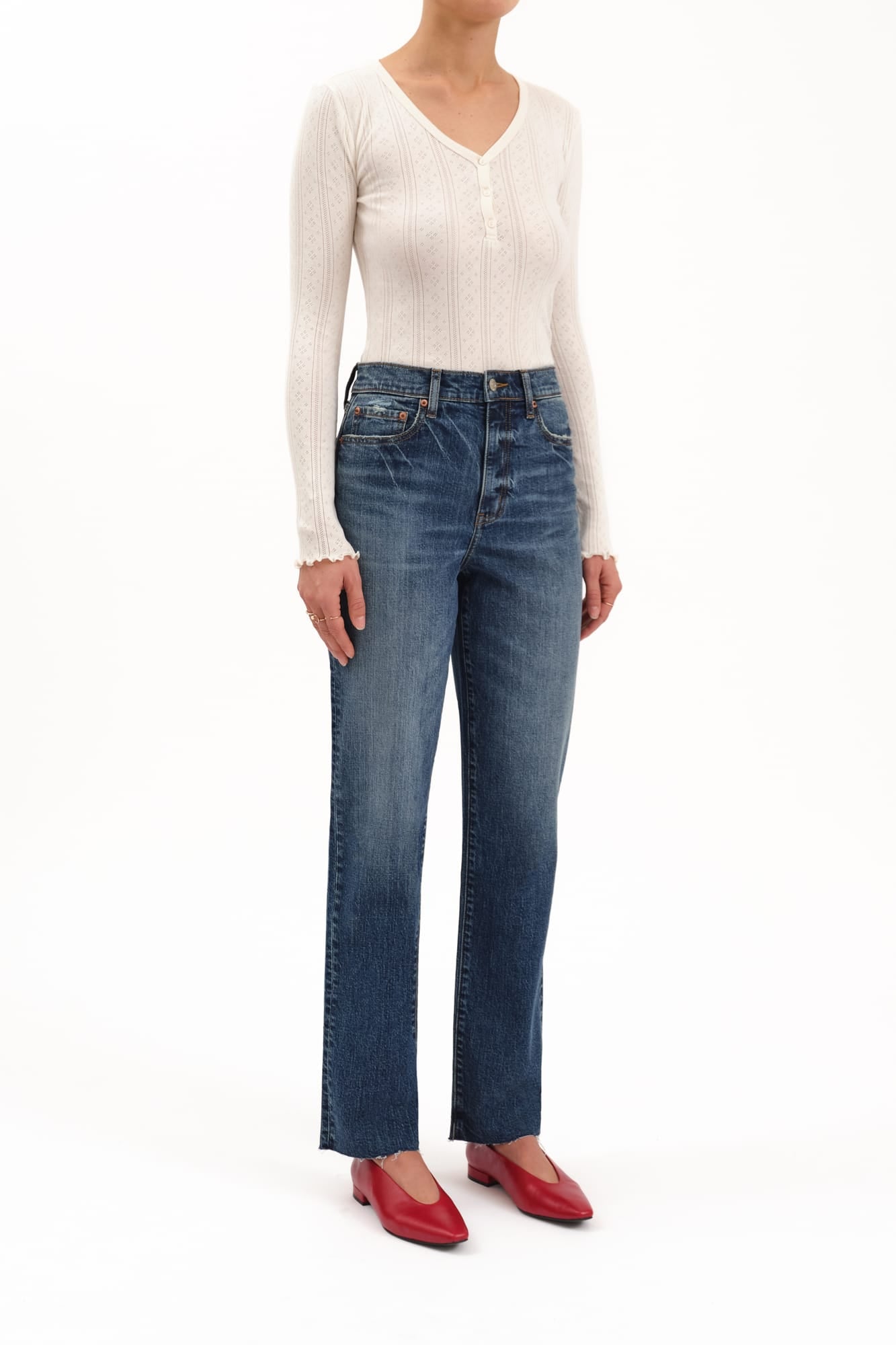 Petal and Pup USA BOTTOMS Sundaze Straight Leg Jean - Authentic