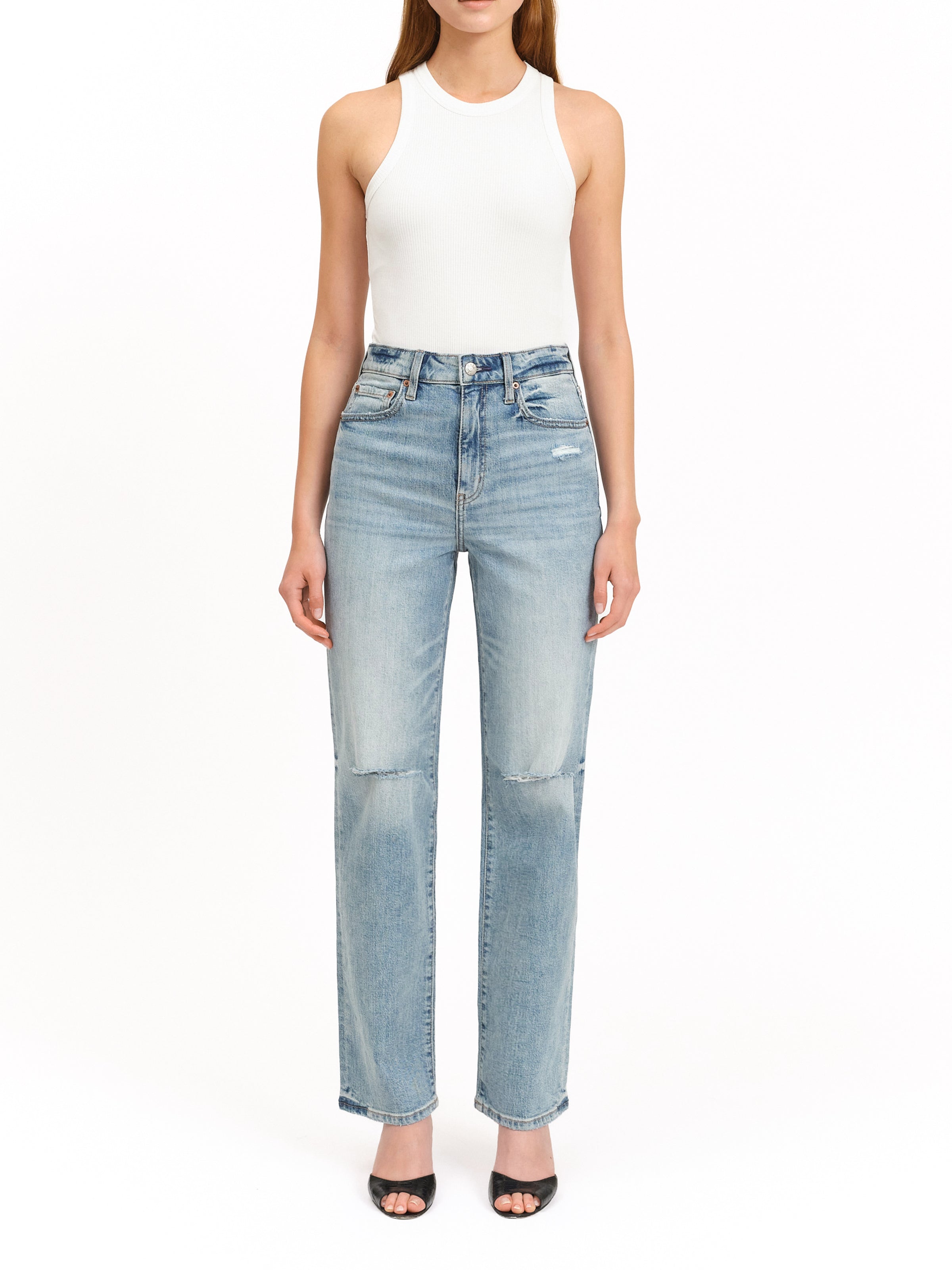 Petal and Pup USA BOTTOMS Sundaze Straight Leg Jean - Fools Gold