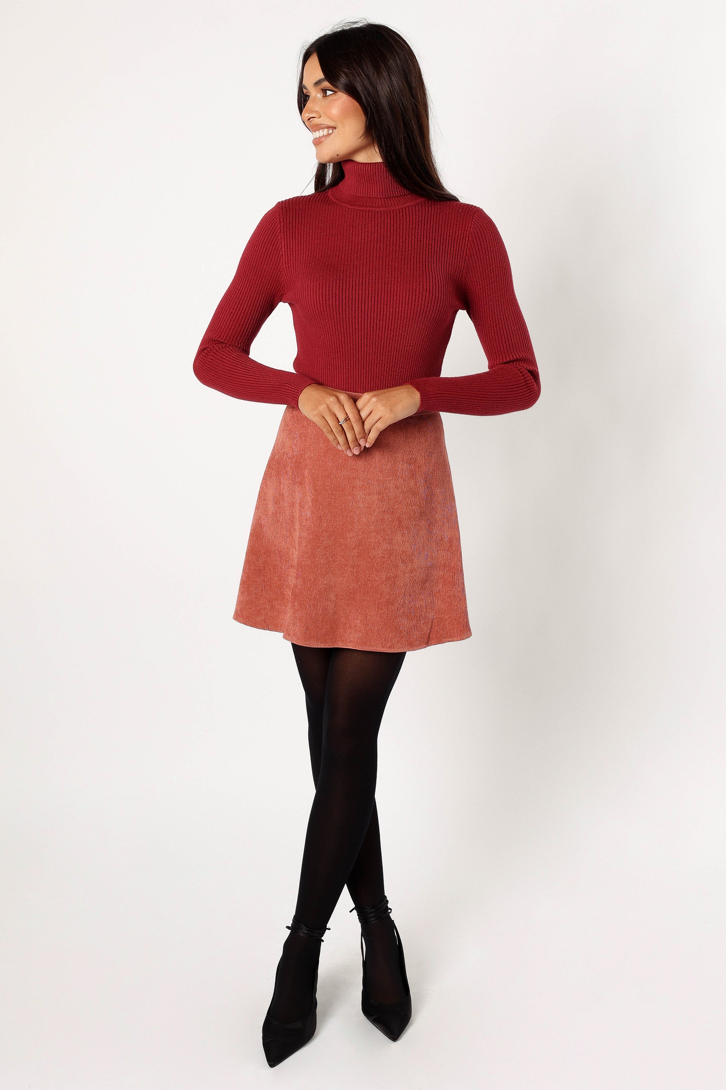 Red cord skirt next new arrivals