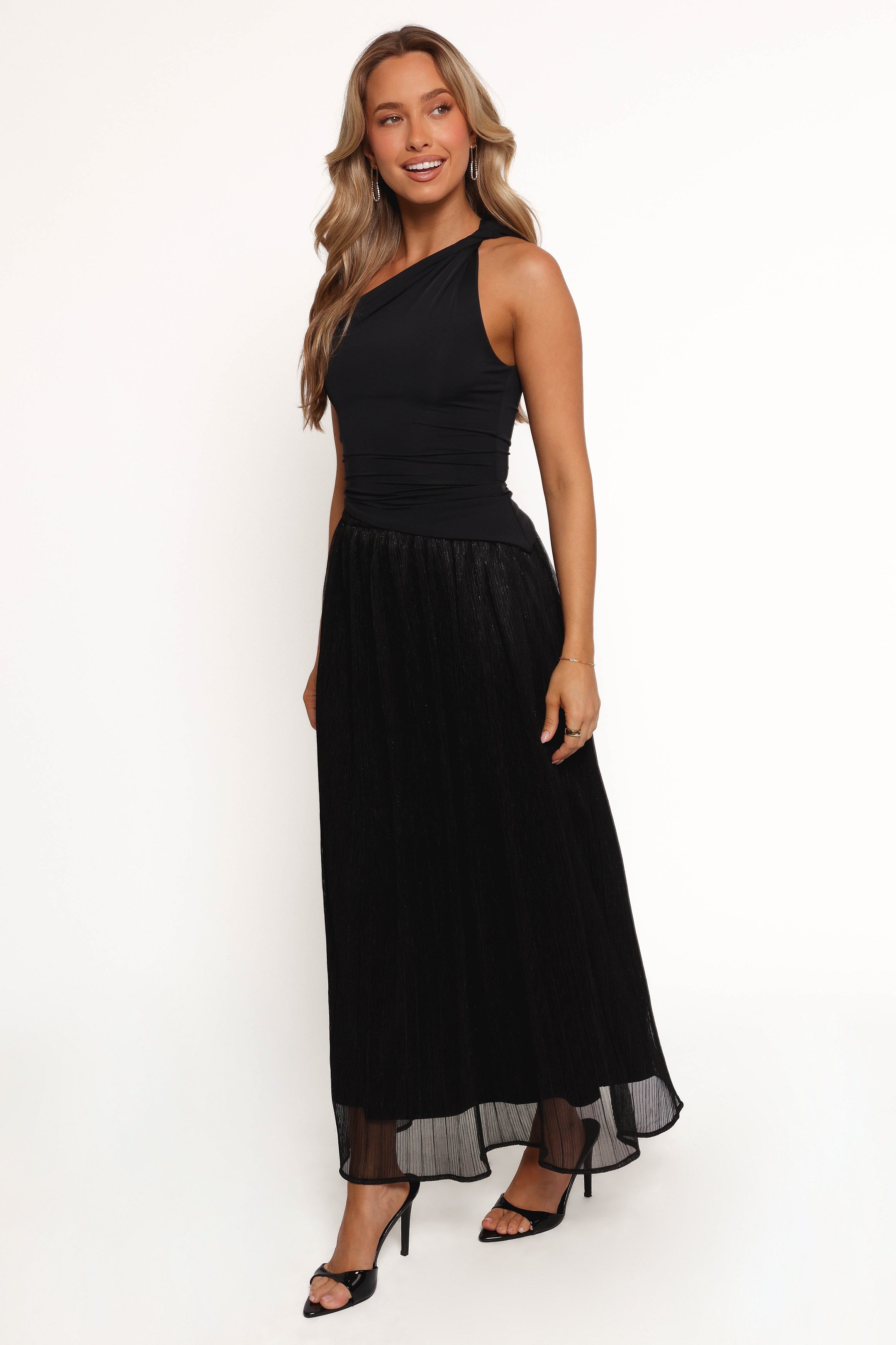 Petal and Pup USA BOTTOMS Tricia Maxi Skirt - Black