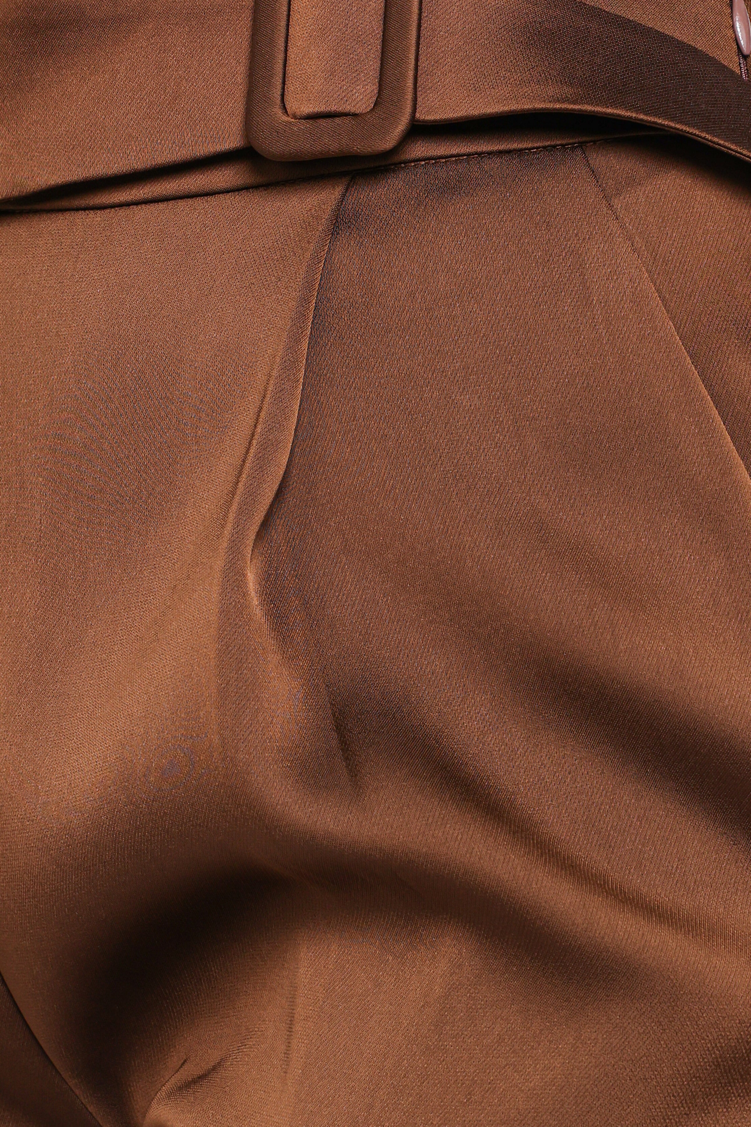 Petal and Pup USA BOTTOMS Trina Tailored Pant - Brown