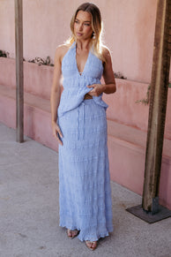 Petal and Pup USA BOTTOMS Valana Skirt - Powder Blue