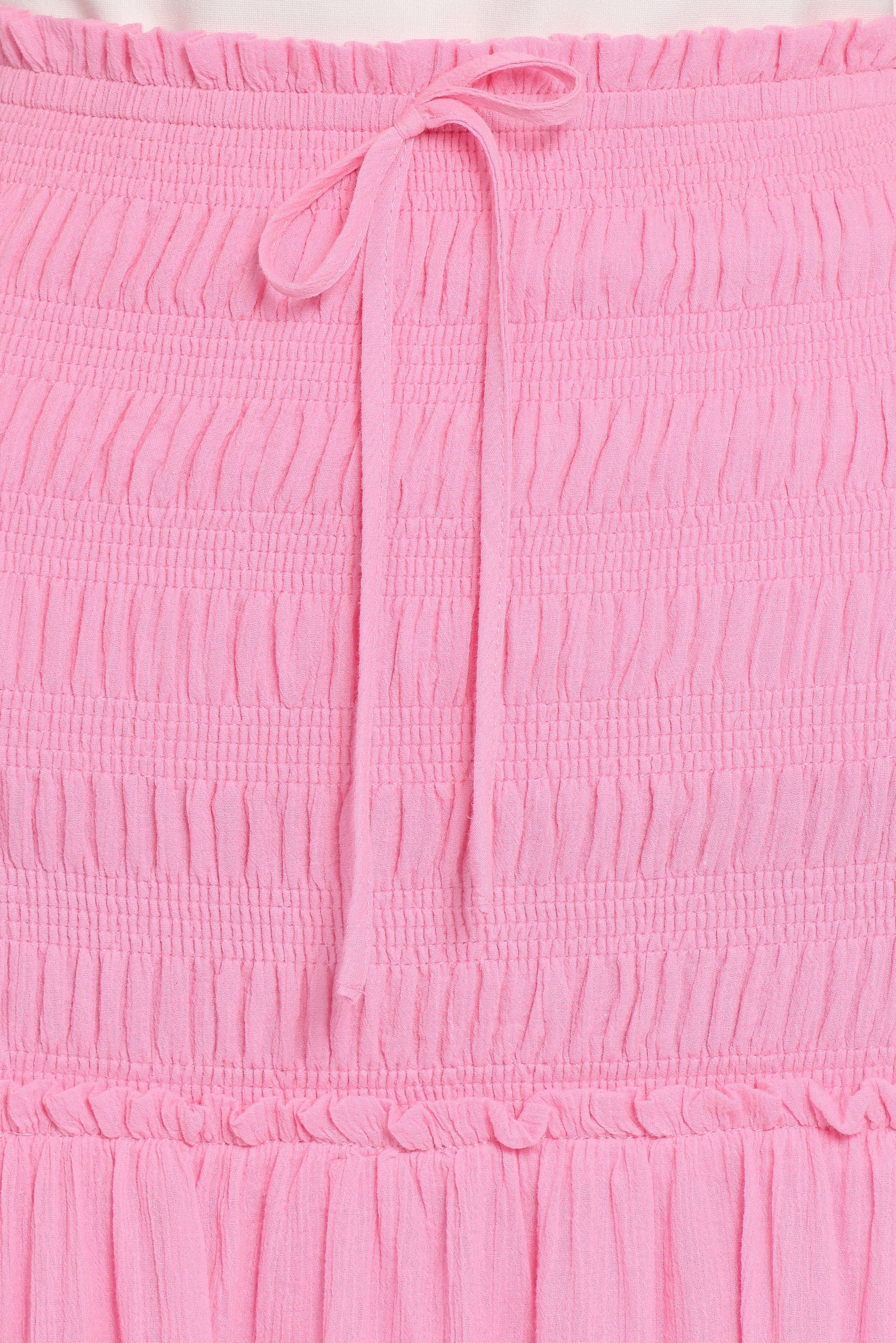 Petal and Pup USA BOTTOMS Valerie Drop Waist Maxi Skirt - Pink