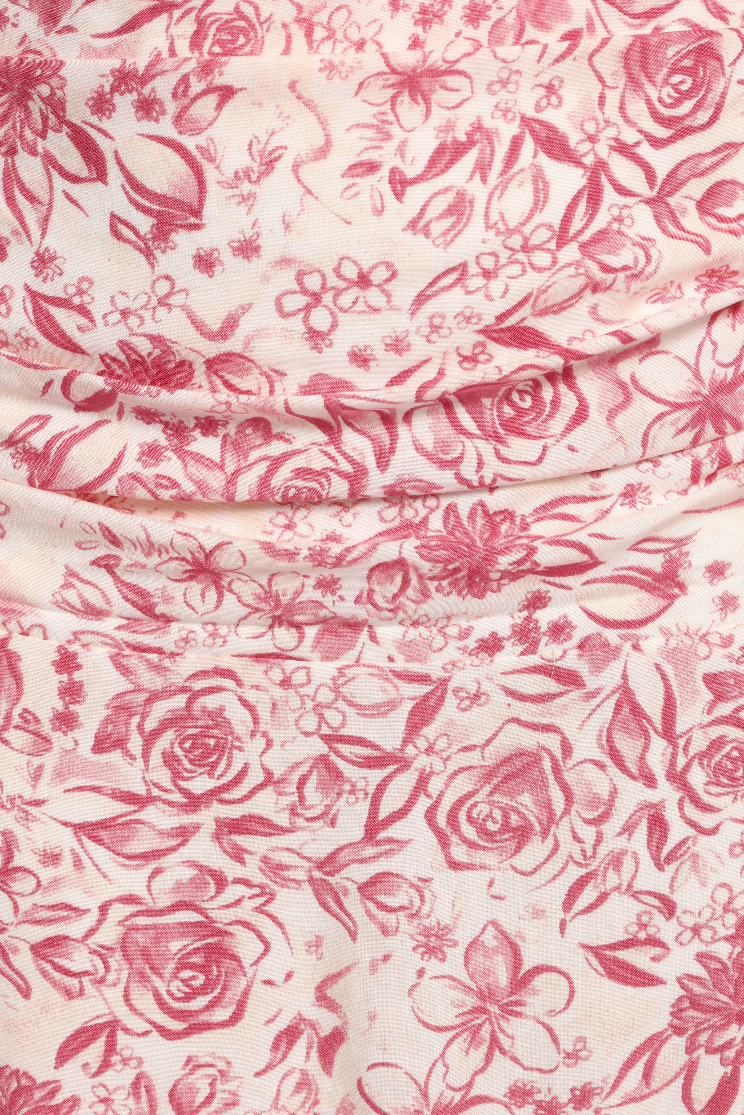 Petal and Pup USA BOTTOMS Velda Ruched Maxi Skirt - Pink Floral