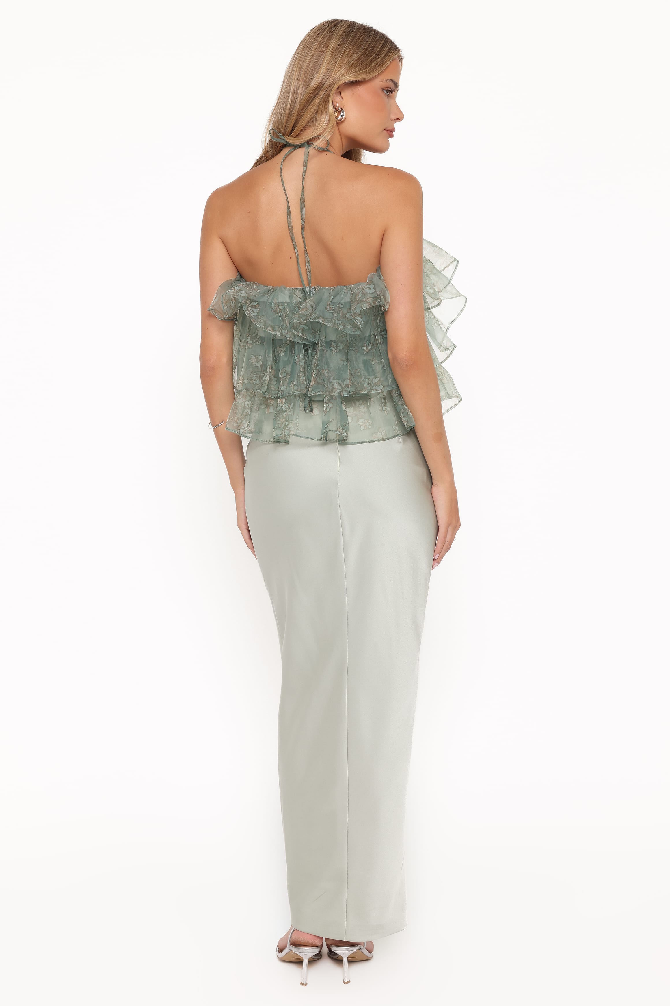 Petal and Pup USA BOTTOMS Viviana Fitted Column Skirt - Mint Green