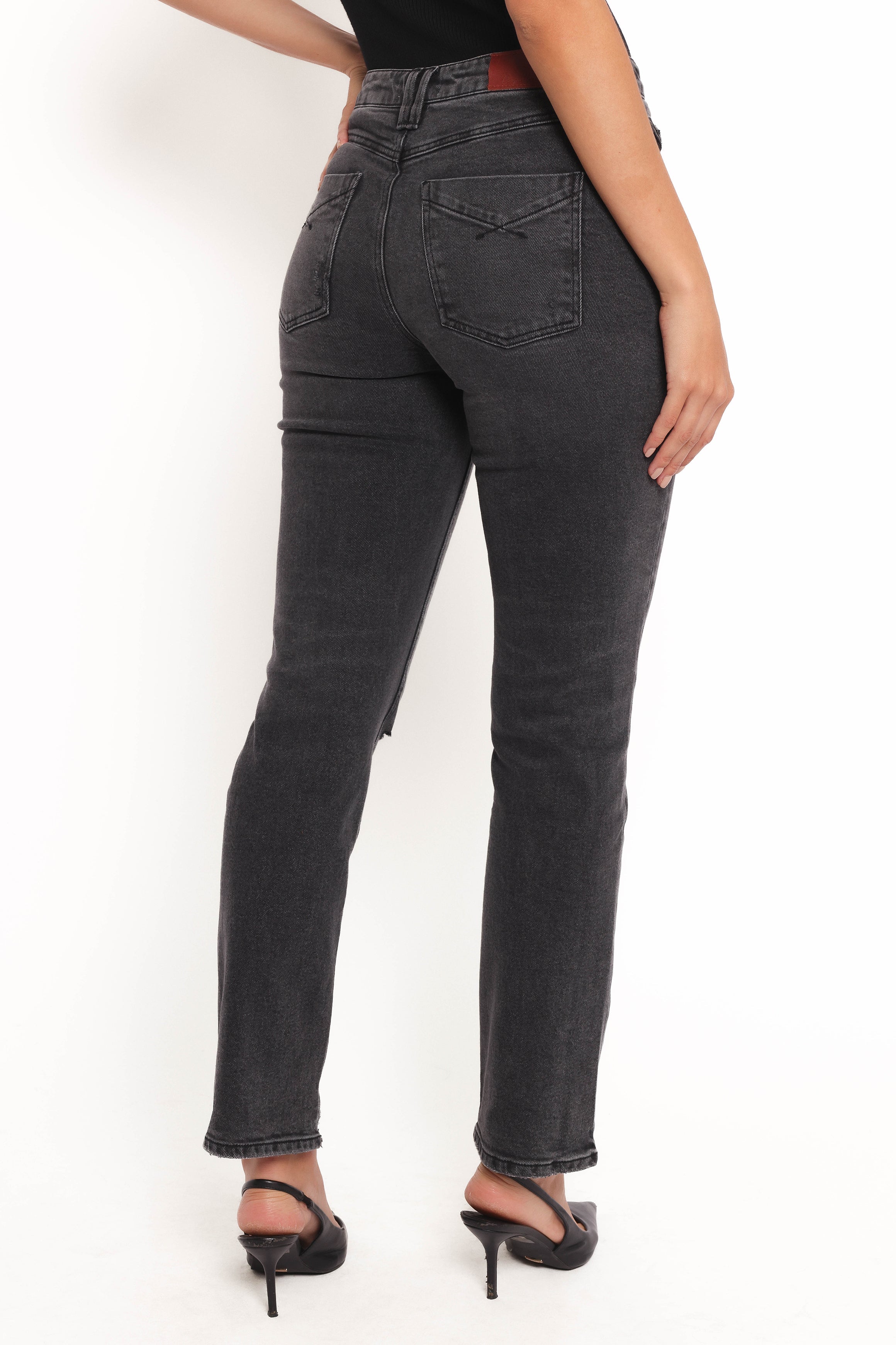 Petal and Pup USA BOTTOMS Willa High Rise Straight Leg Jeans - Riot