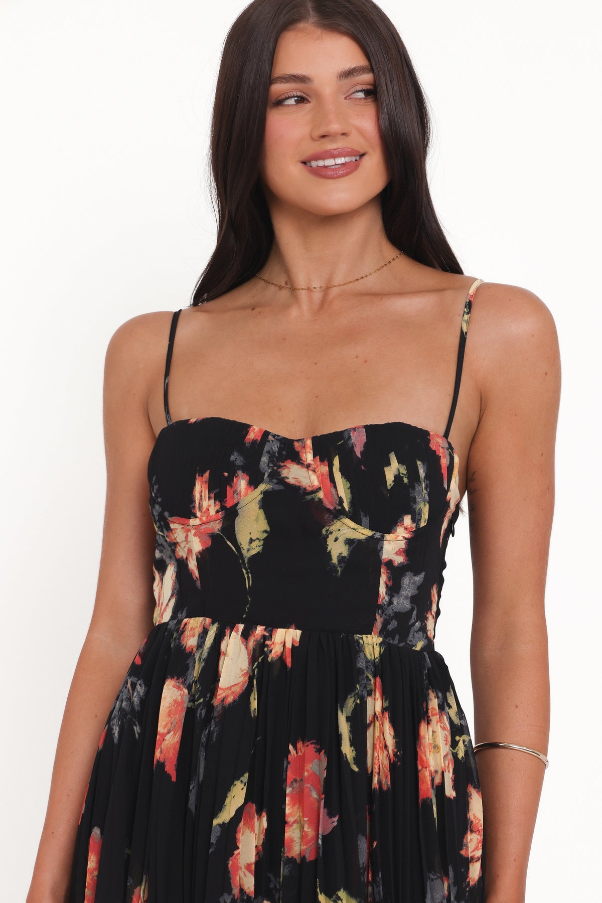 Petal and Pup Women's Achanti Pleated Maxi Dress