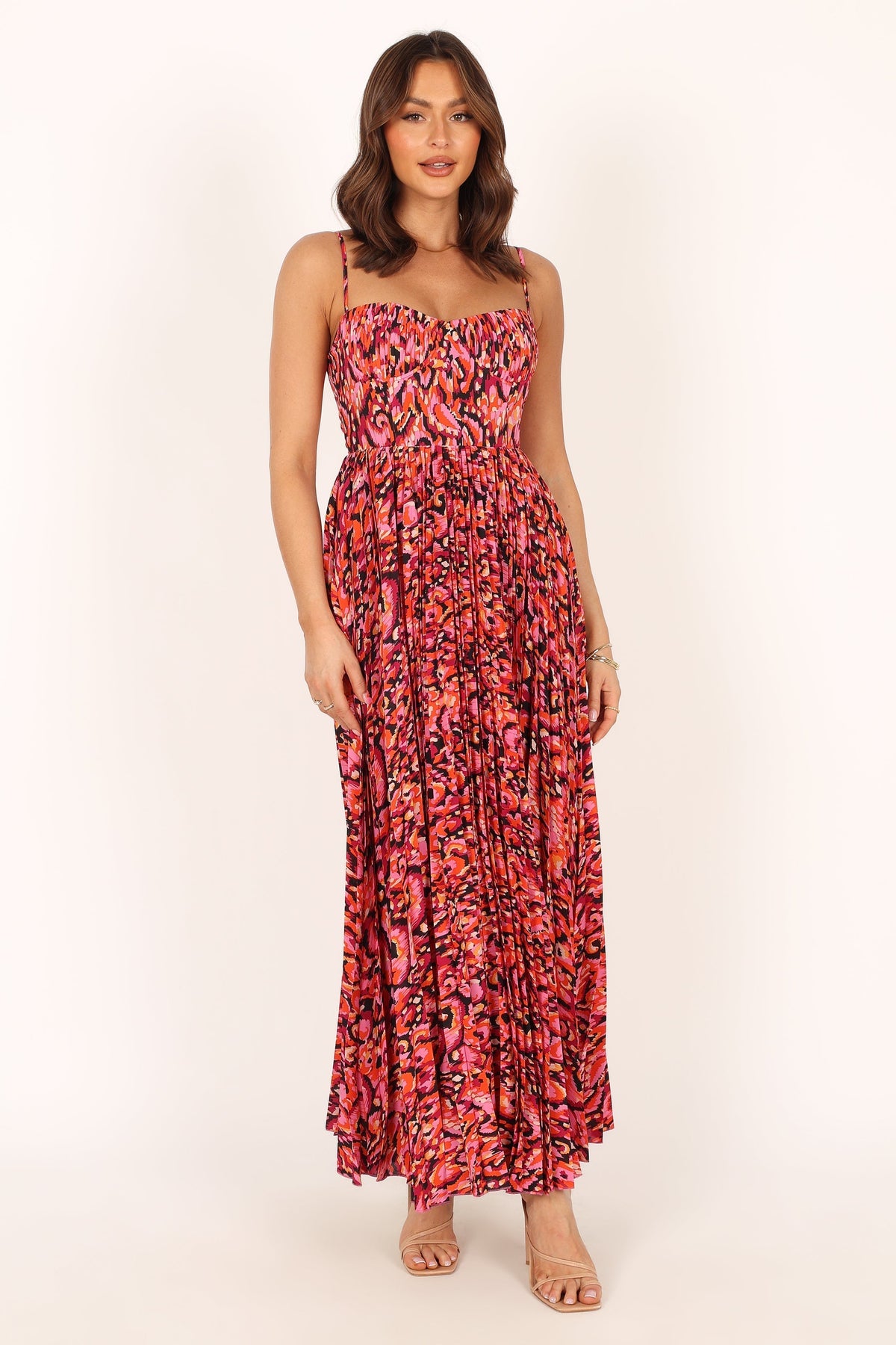 Petal and Pup Women's Achanti Pleated Maxi Dress