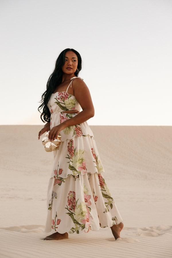 Petal and Pup USA DRESSES Adelaide Maxi Dress - Native Flora