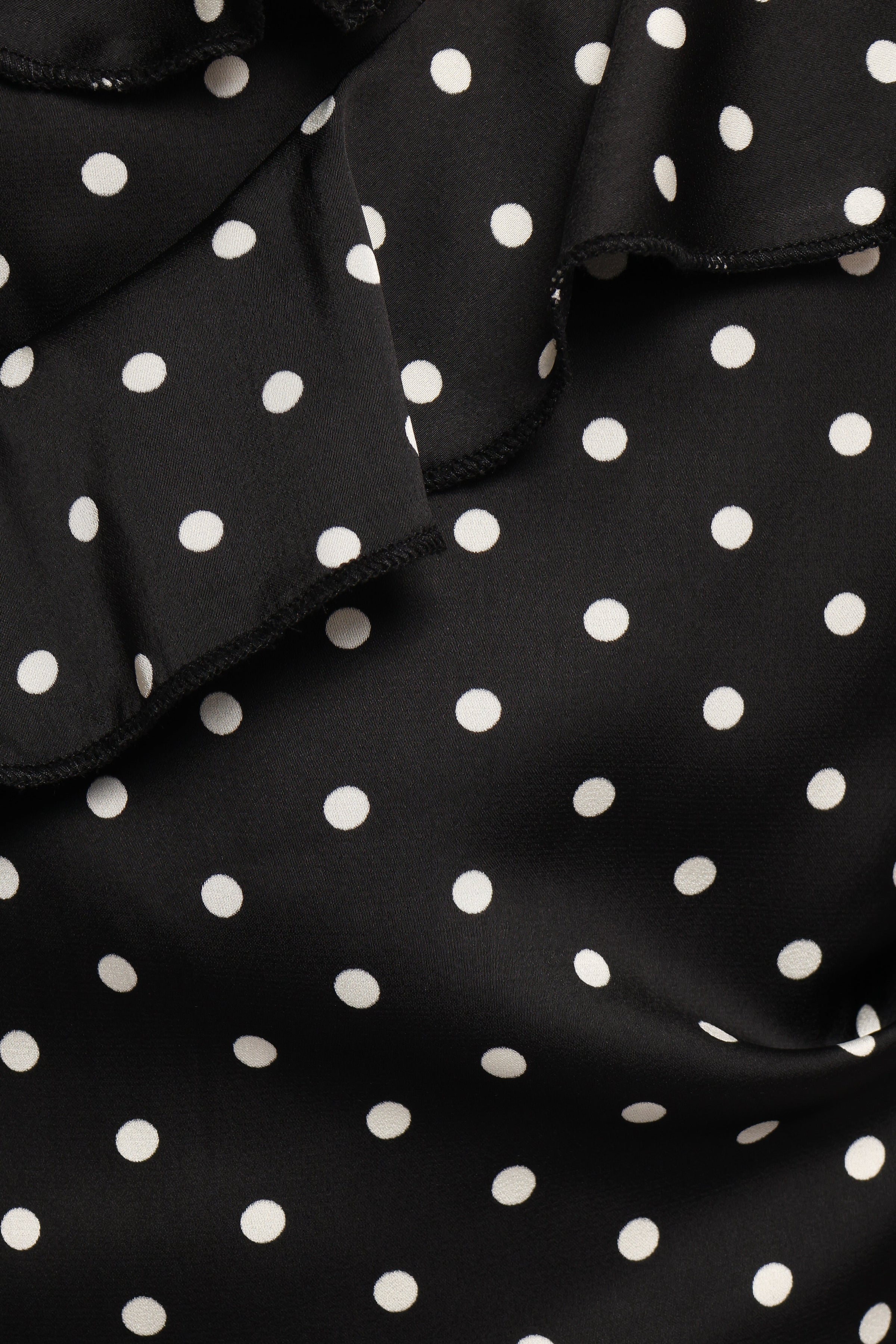 Petal and Pup USA DRESSES Adelina Maxi Dress - Black Polka Dot