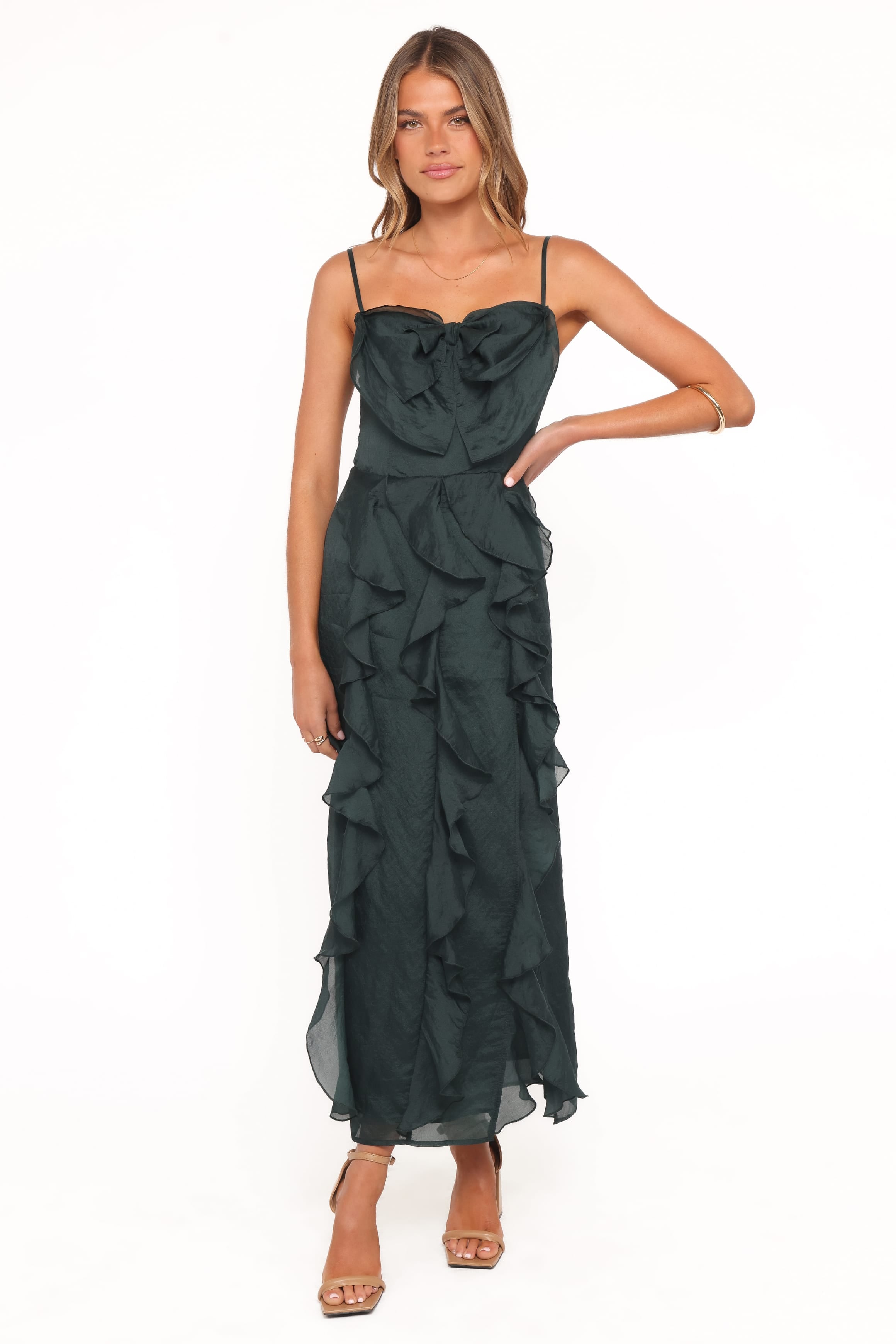 Petal and Pup Women's Adelyn Midi Dress - Emerald Petal and Pup Women's Adelyn Midi Dress - Emerald