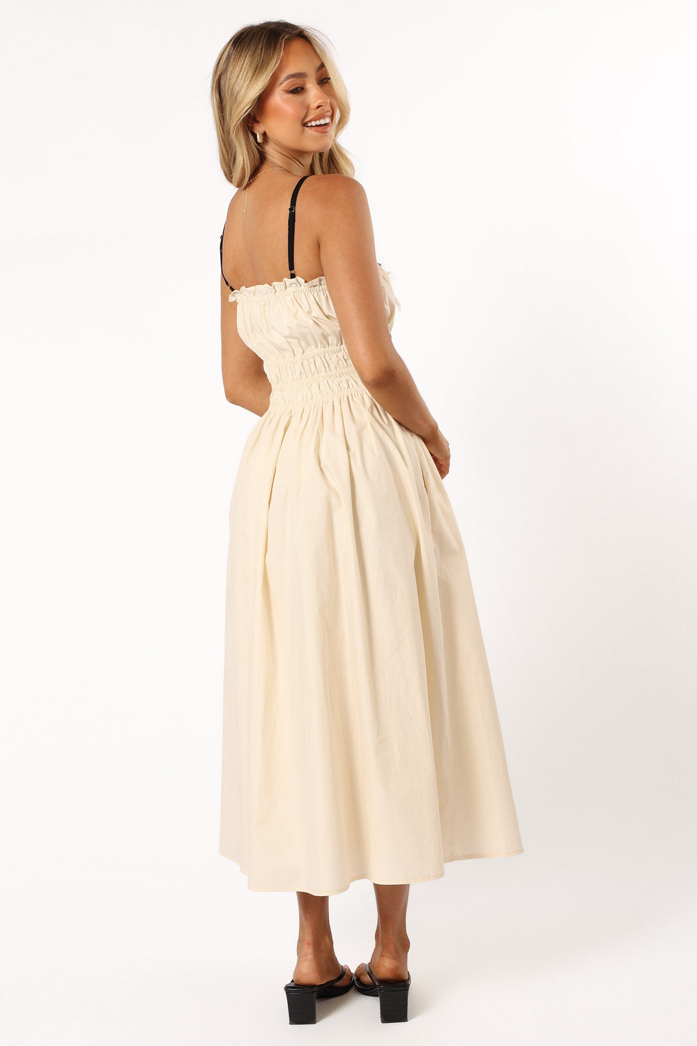 Adi Midi Dress Cream Petal & Pup USA