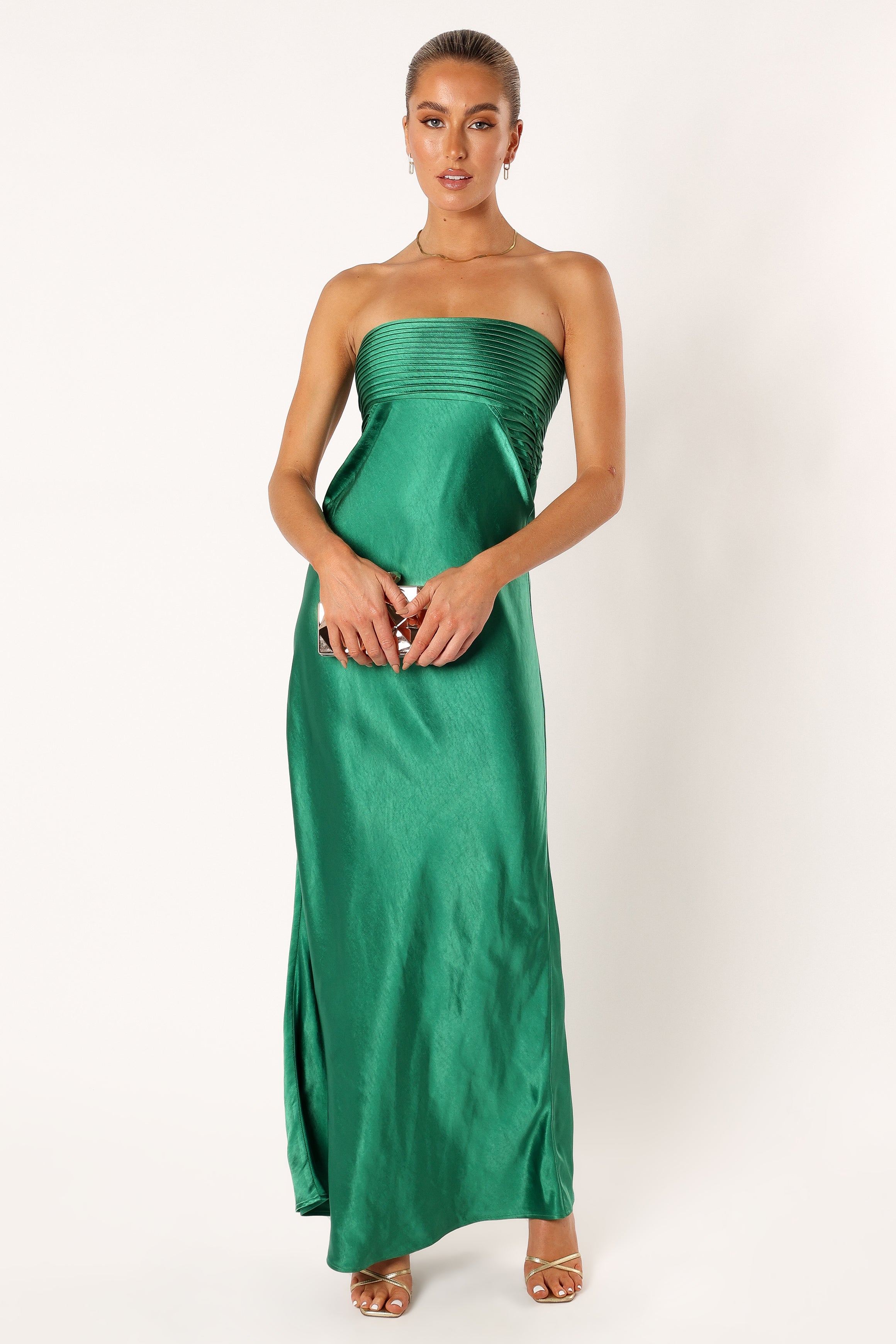 Petal and Pup USA DRESSES Adina Maxi Dress - Emerald