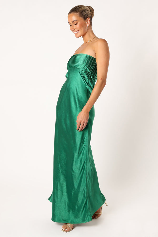 Petal and Pup USA DRESSES Adina Maxi Dress - Emerald