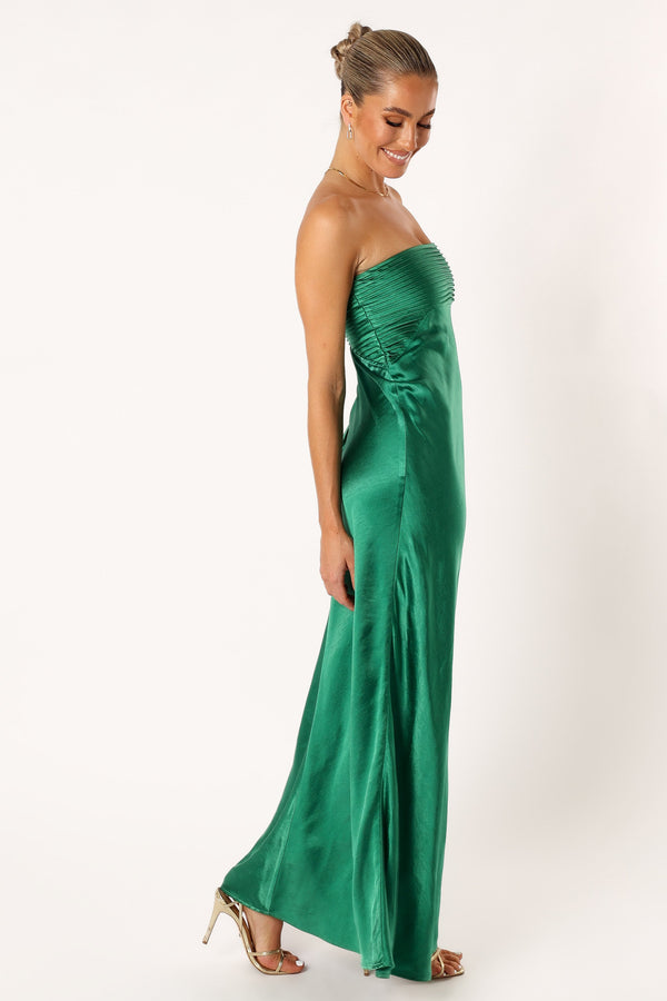 Petal and Pup USA DRESSES Adina Maxi Dress - Emerald