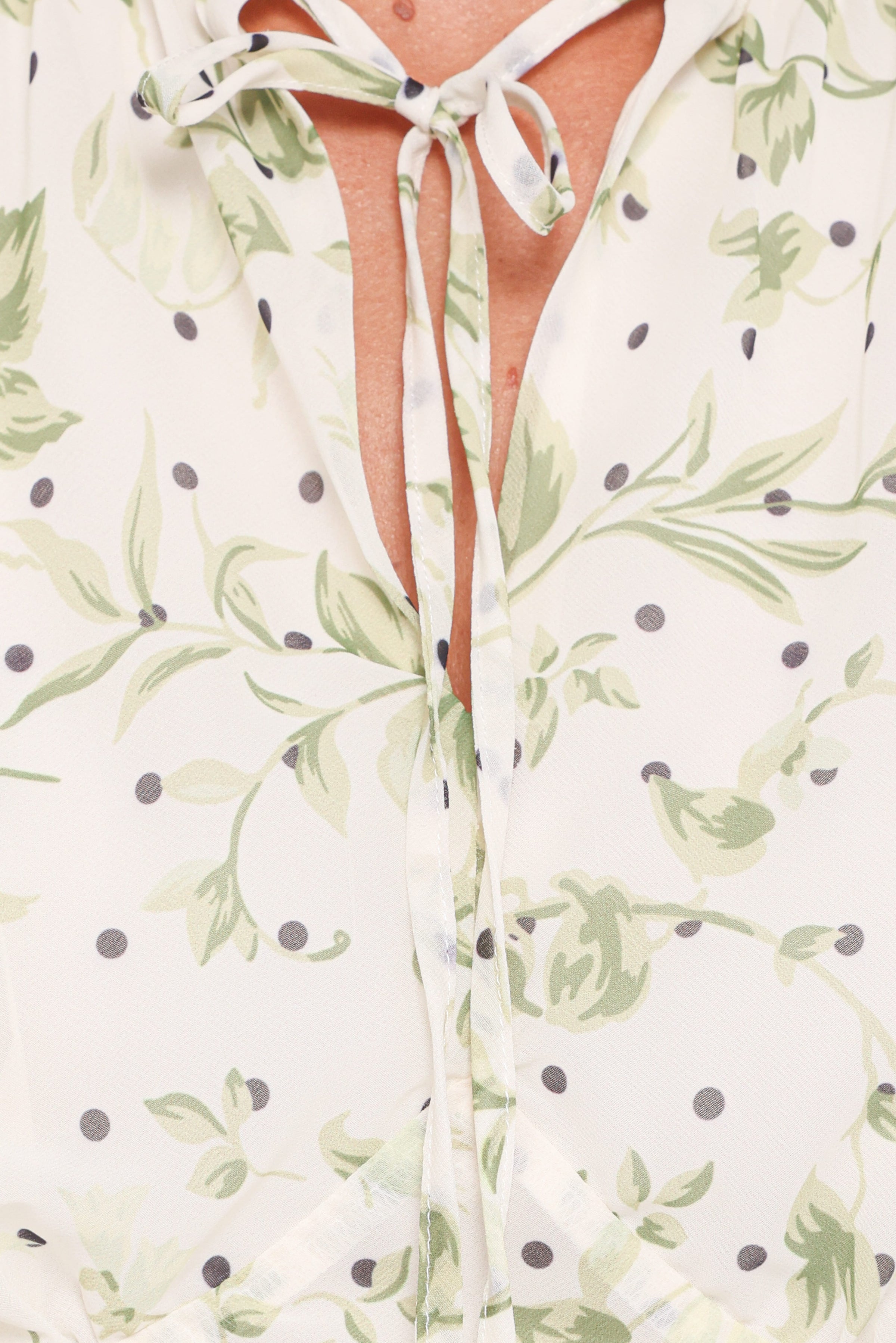 Petal and Pup USA DRESSES Aimee Mini Dress - Green Leaf