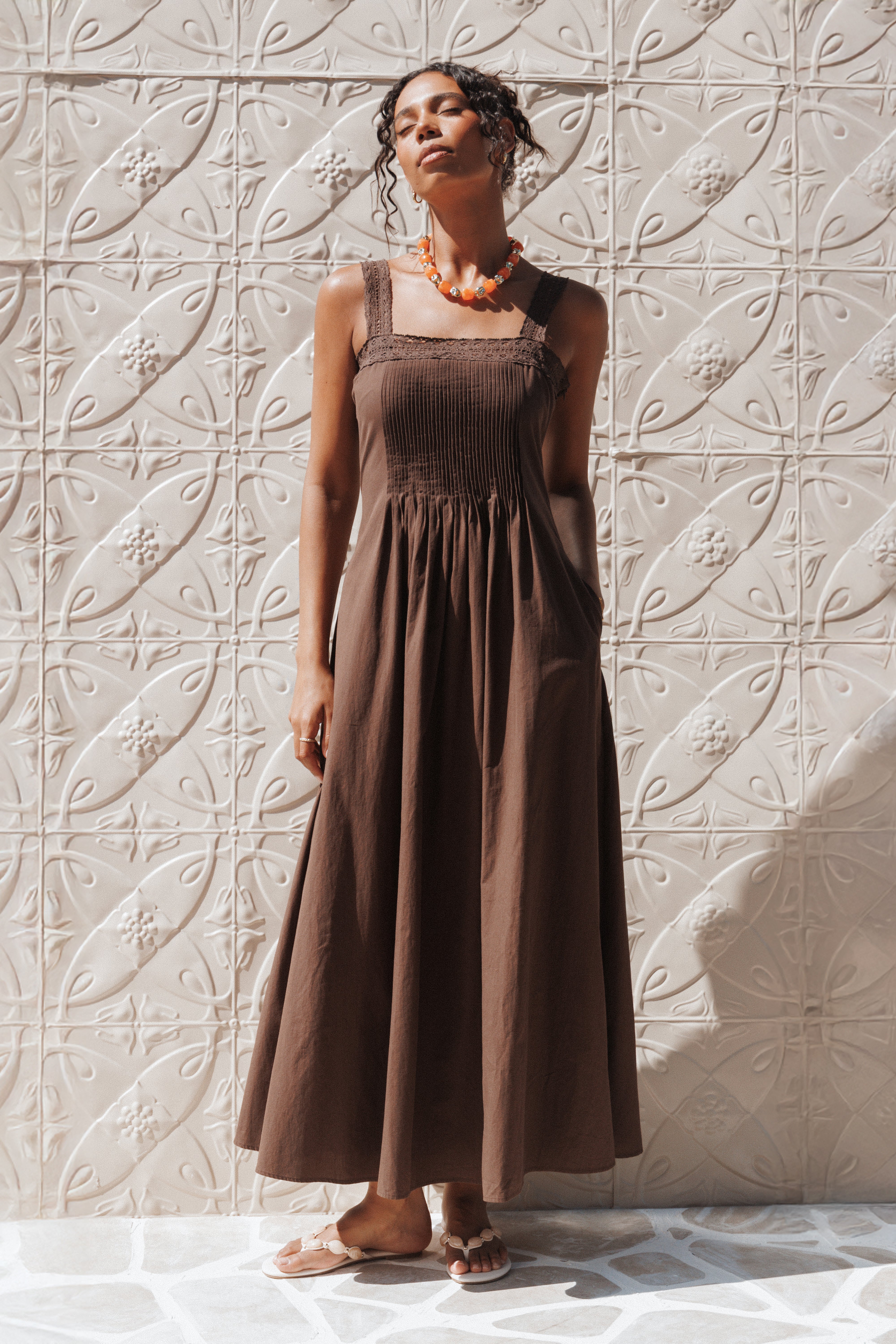 Alandra Maxi Dress - Brown | Petal & Pup USA